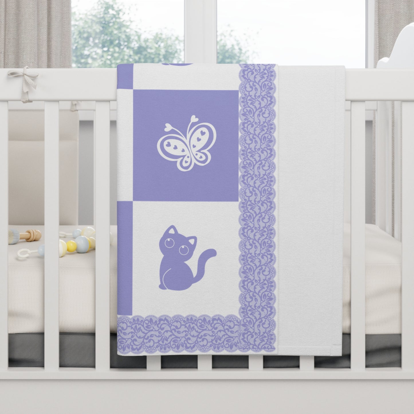 ''Lace Pattern''  Baby Blanket