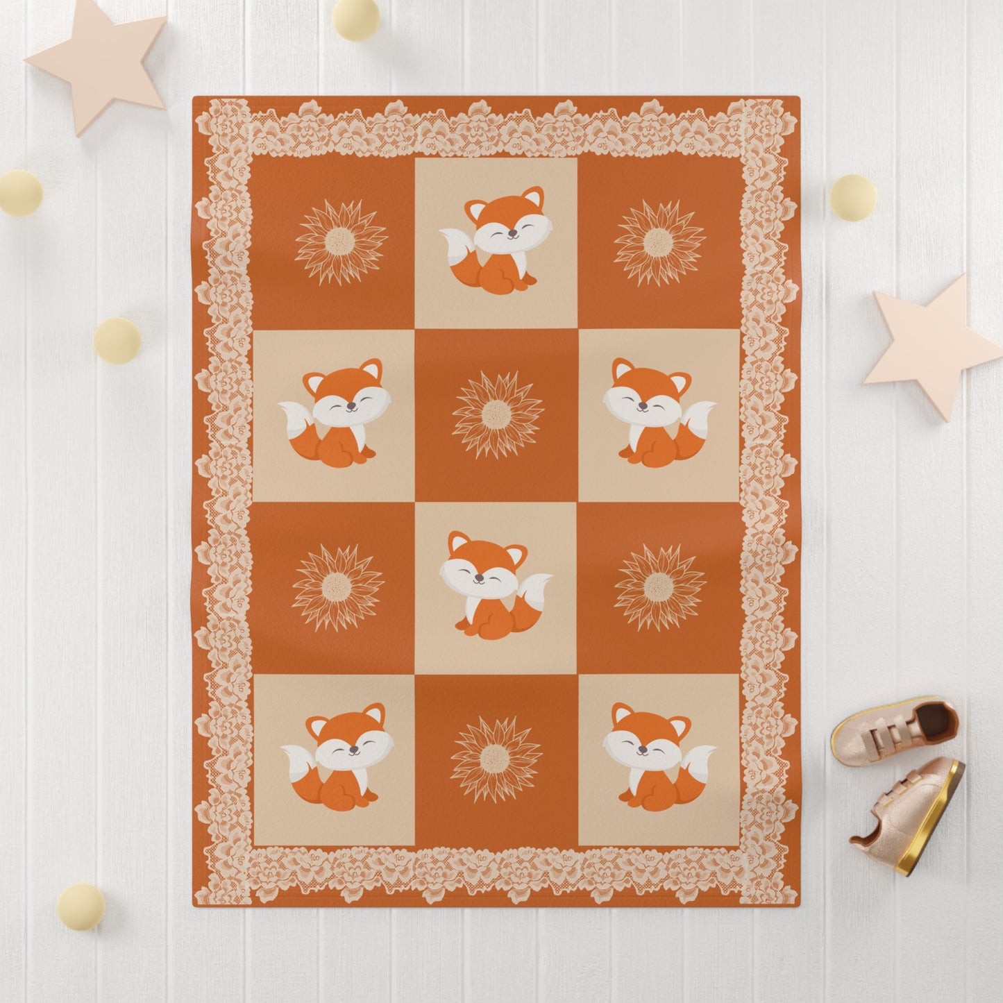 ''Lace Pattern''  Baby Blanket