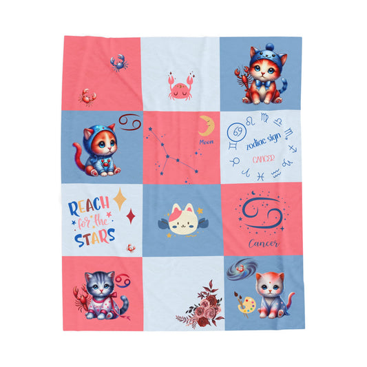 Zodiac Cancer Boy Blanket