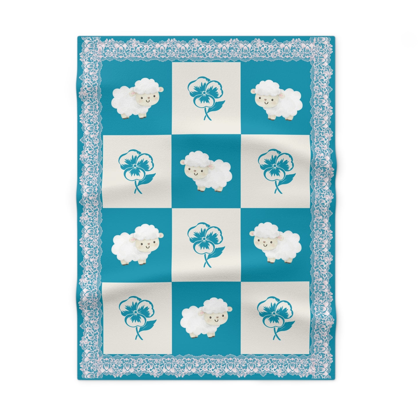 ''Lace Pattern''  Baby Blanket