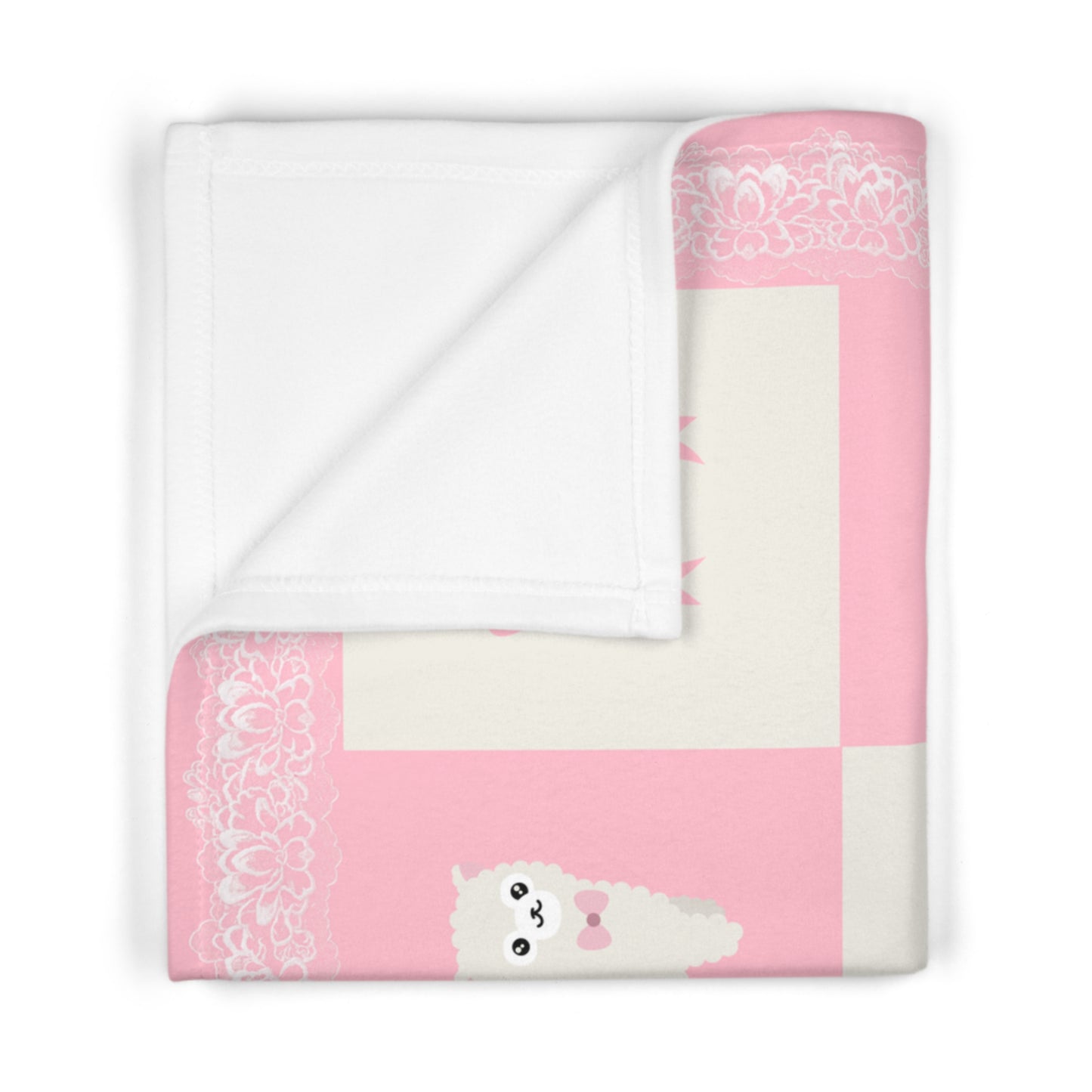 ''Lace Pattern'' Baby Blanket