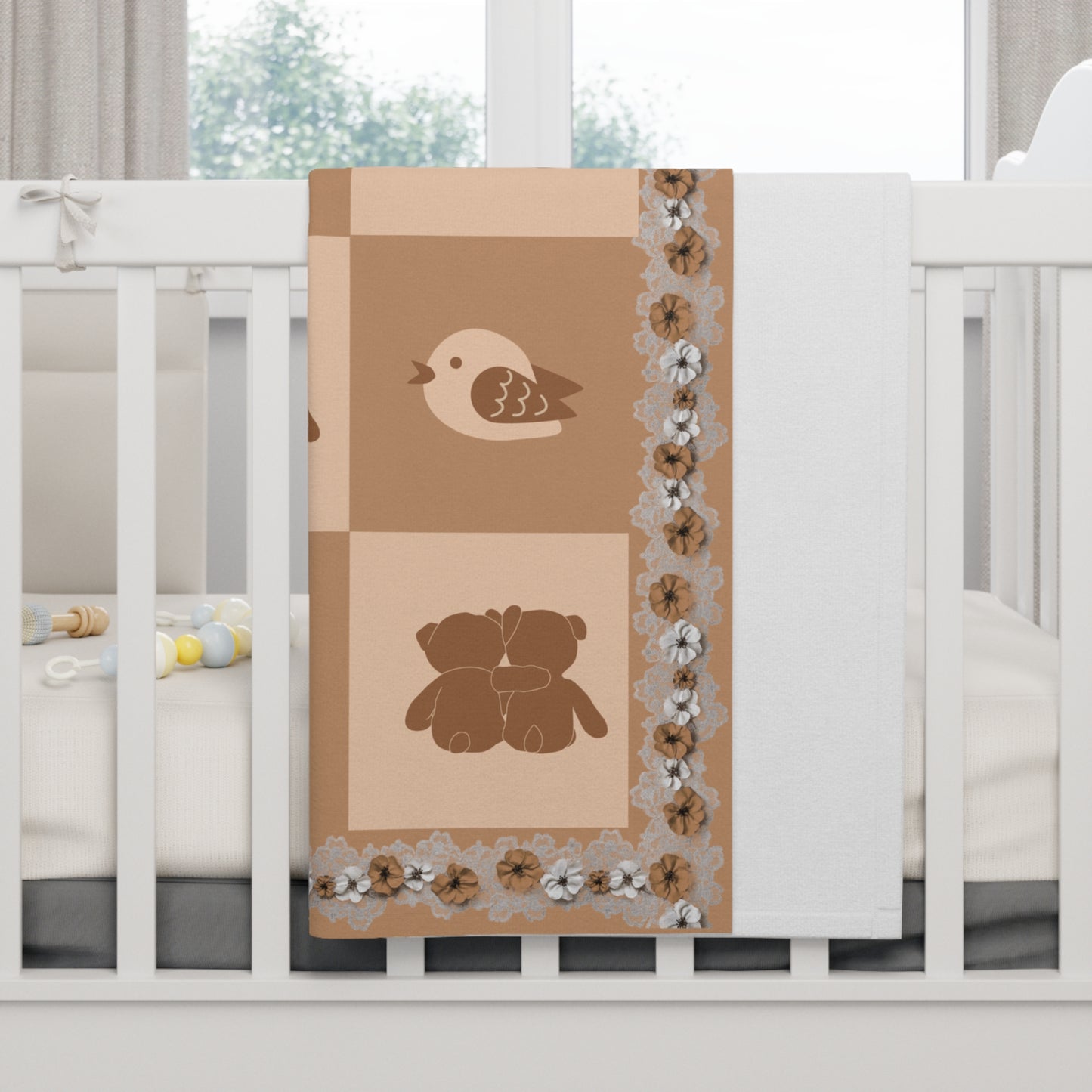 ''Lace Pattern"'  Baby Blanket