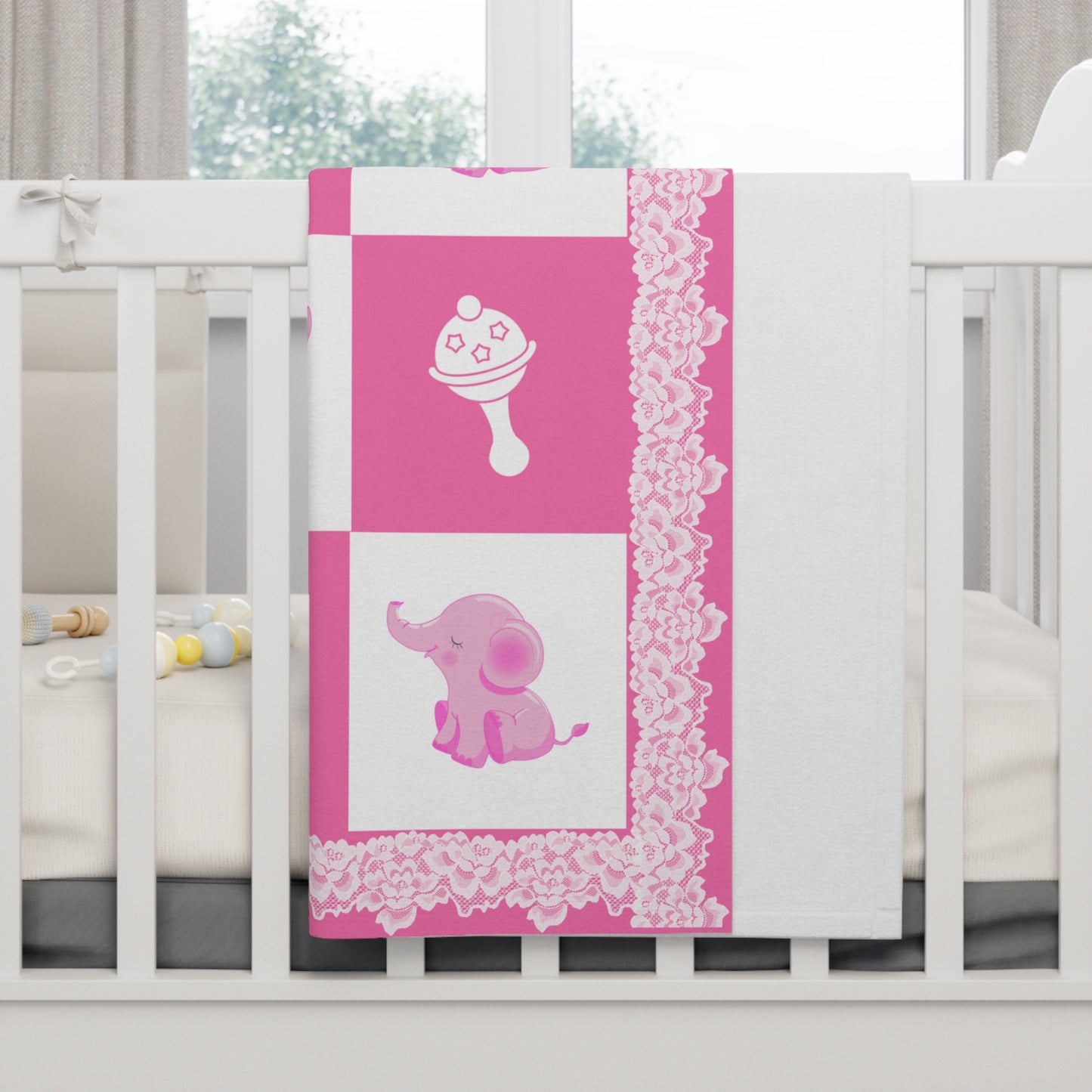 ''Lace Pattern''  Baby Blanket