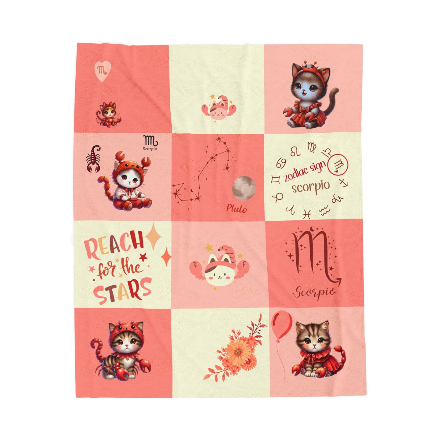 Zodiac Scorpio Girl Blanket