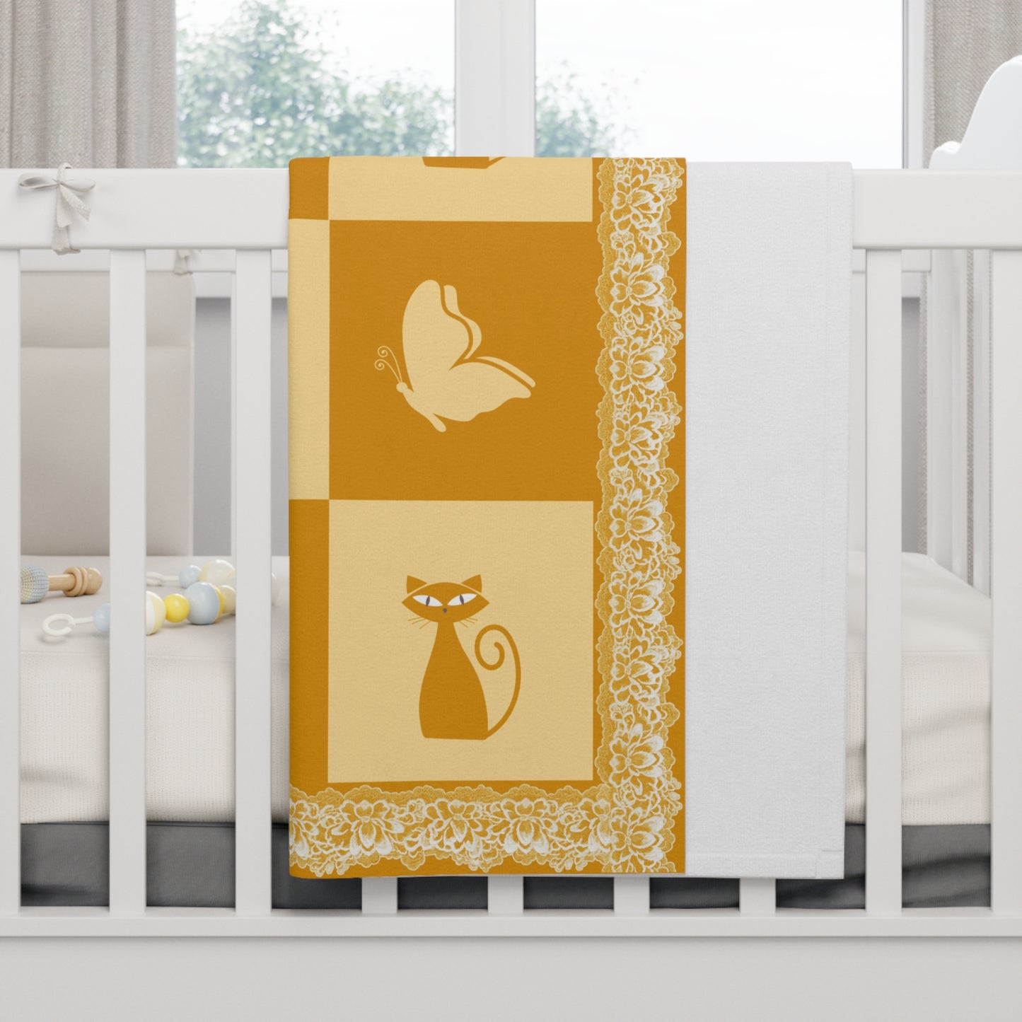 ''Lace Pattern''  Baby Blanket