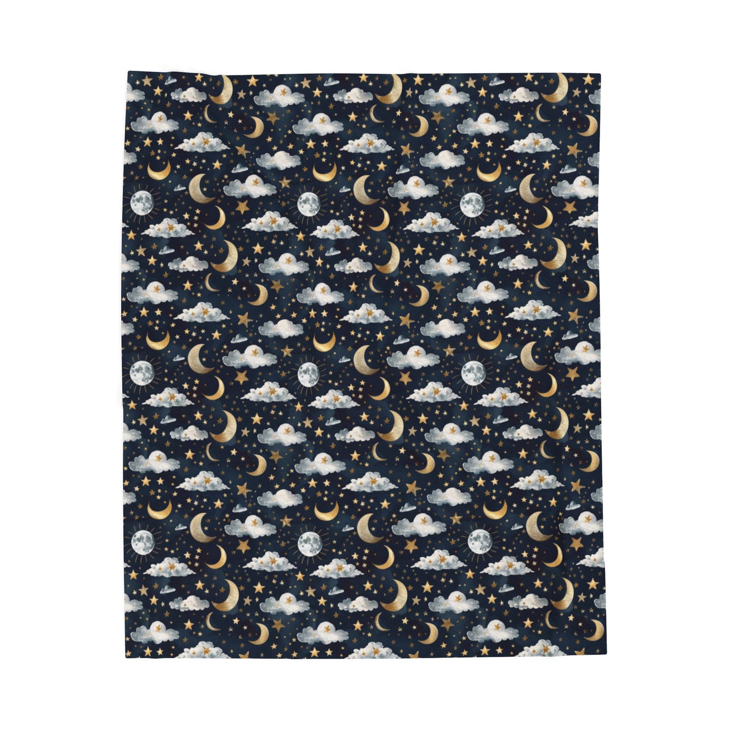 Moon Velveteen Plush Blanket