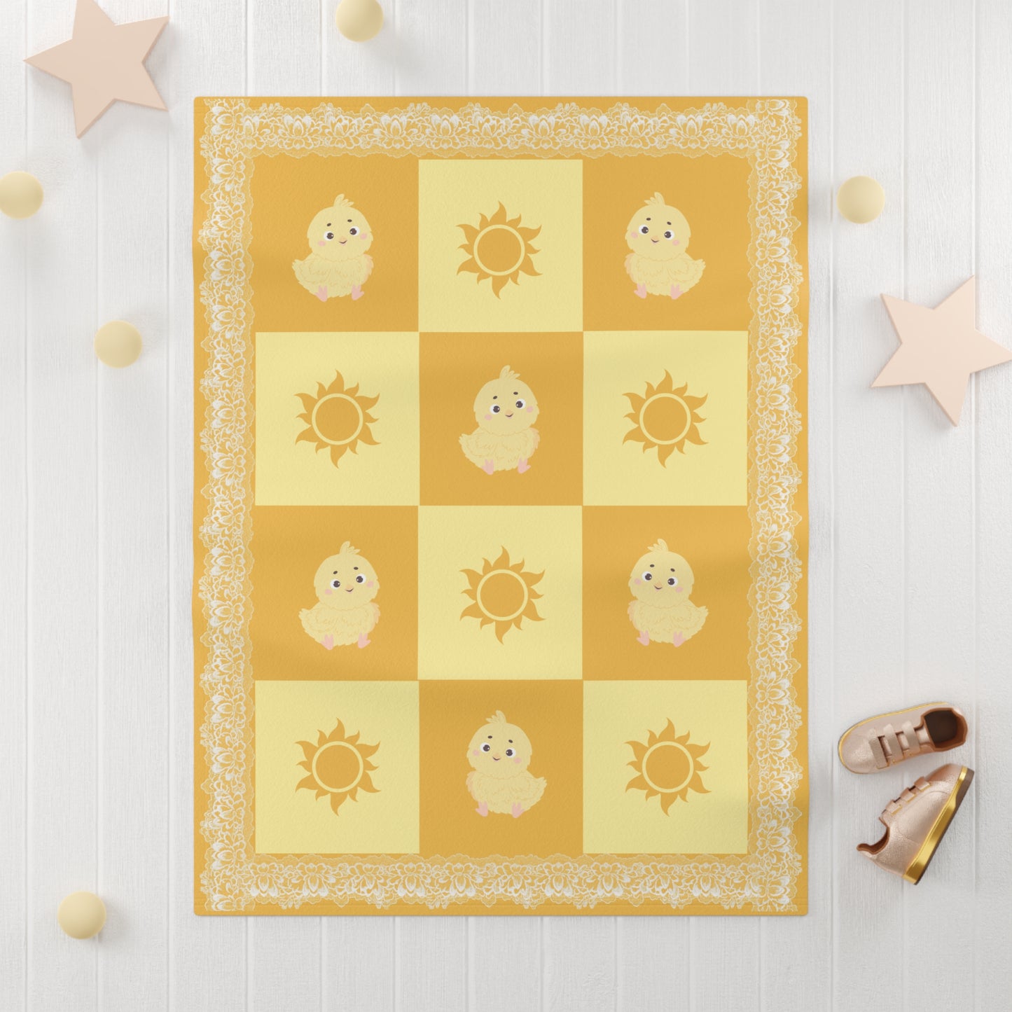 ''Lace Pattern''  Baby Blanket