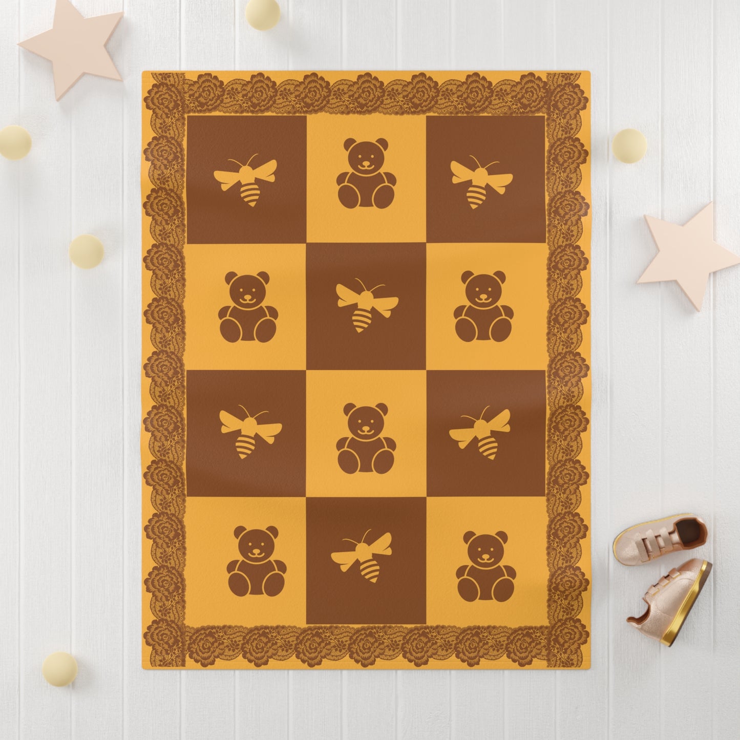 ''Lace Pattern''  Baby Blanket