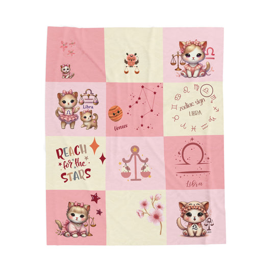 Zodiac Libra Girl Blanket