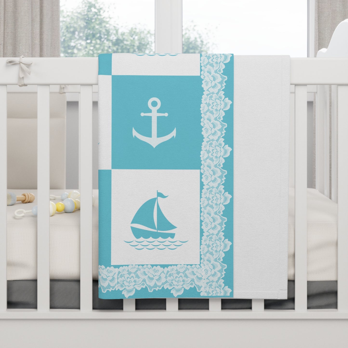 ''Lace Pattern''  Baby Blanket