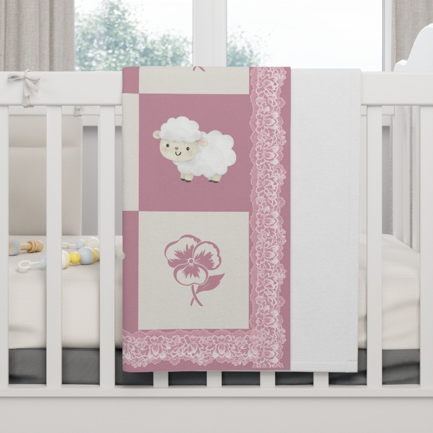 ''Lace Pattern''  Baby Blanket