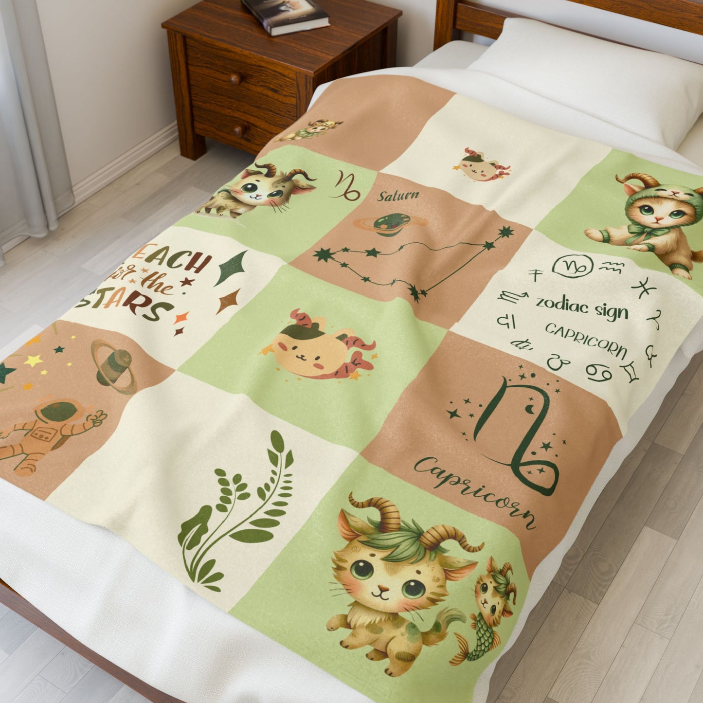 Zodiac Capricorn Boy Blanket
