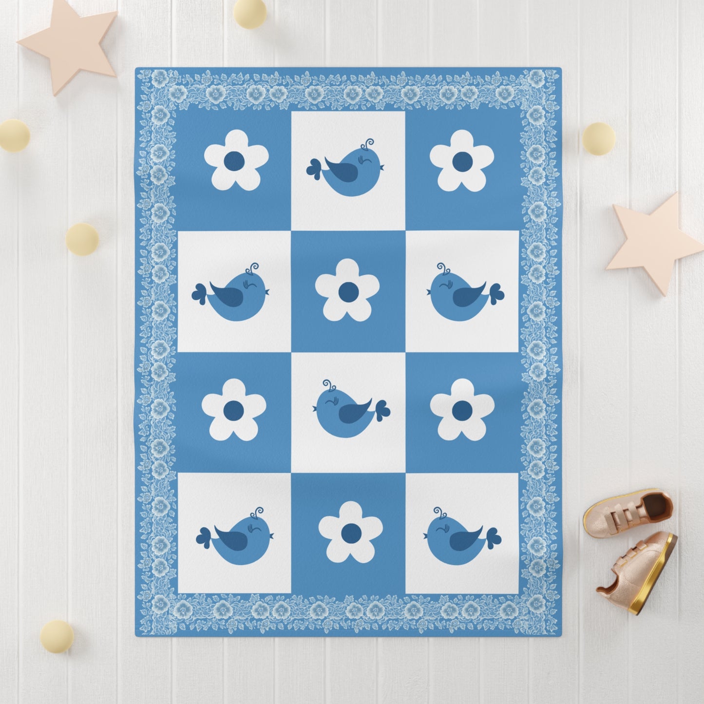 ''Lace Pattern''  Baby Blanket