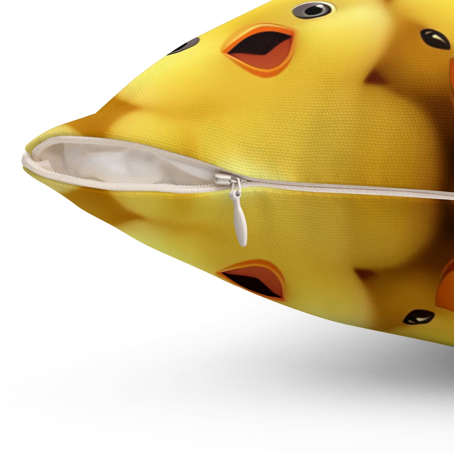 Chicken Spun Polyester Square Pillow