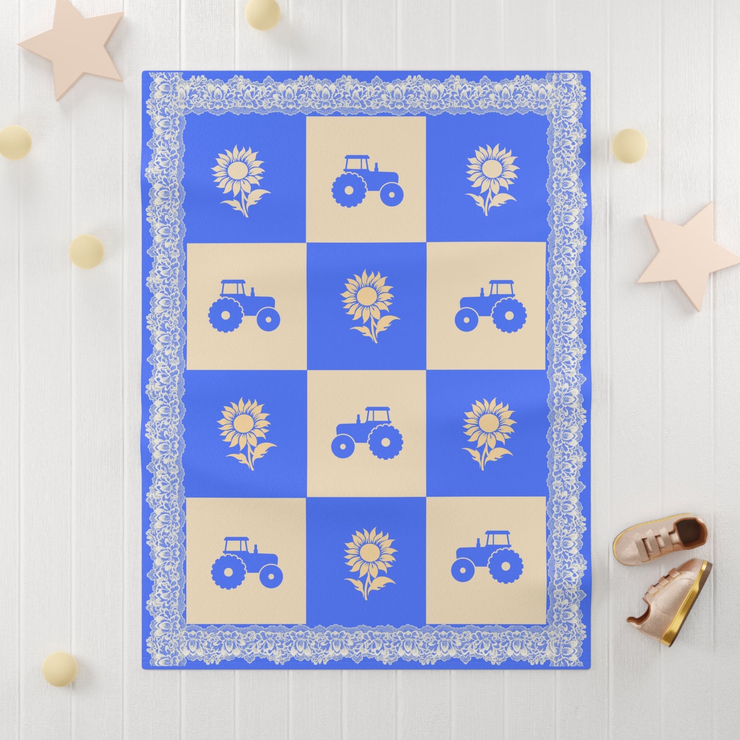 ''Lace Pattern''  Baby Blanket