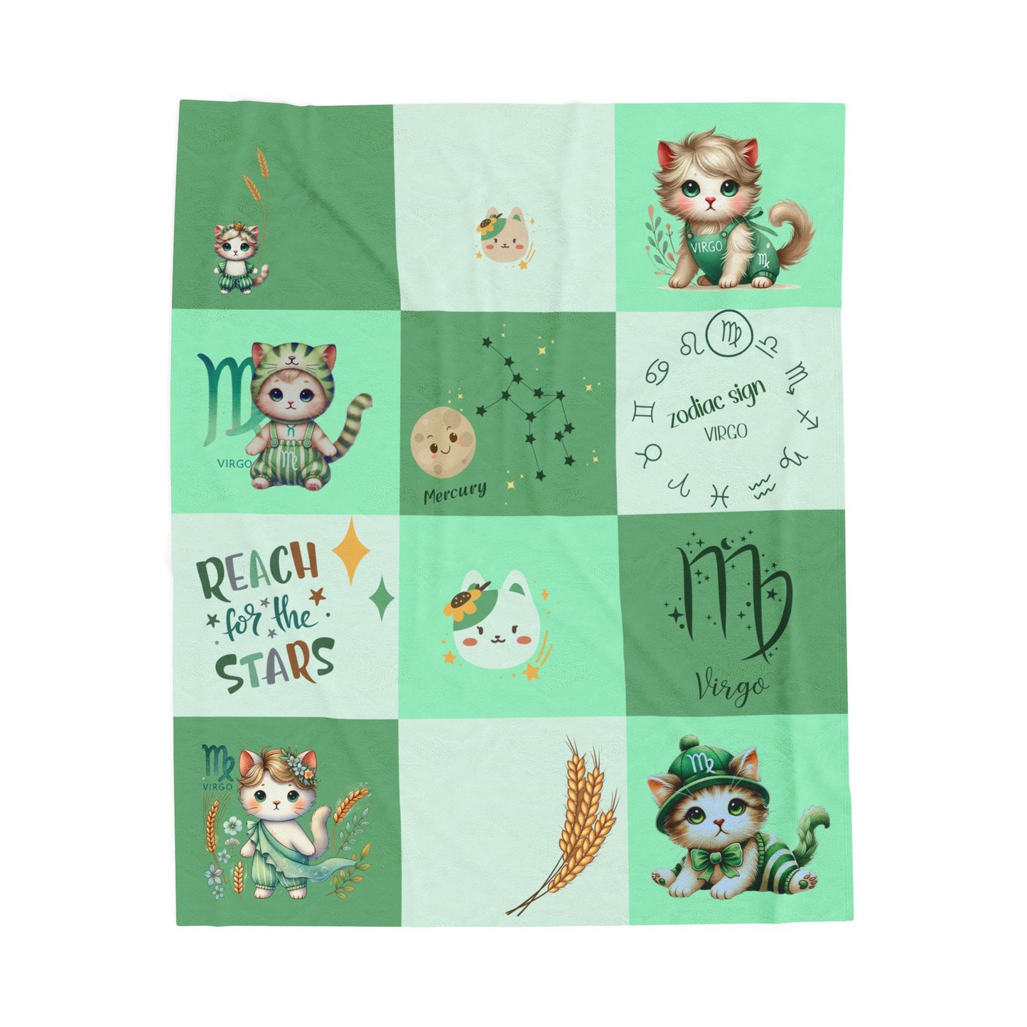 Zodiac Virgo Boy Blanket