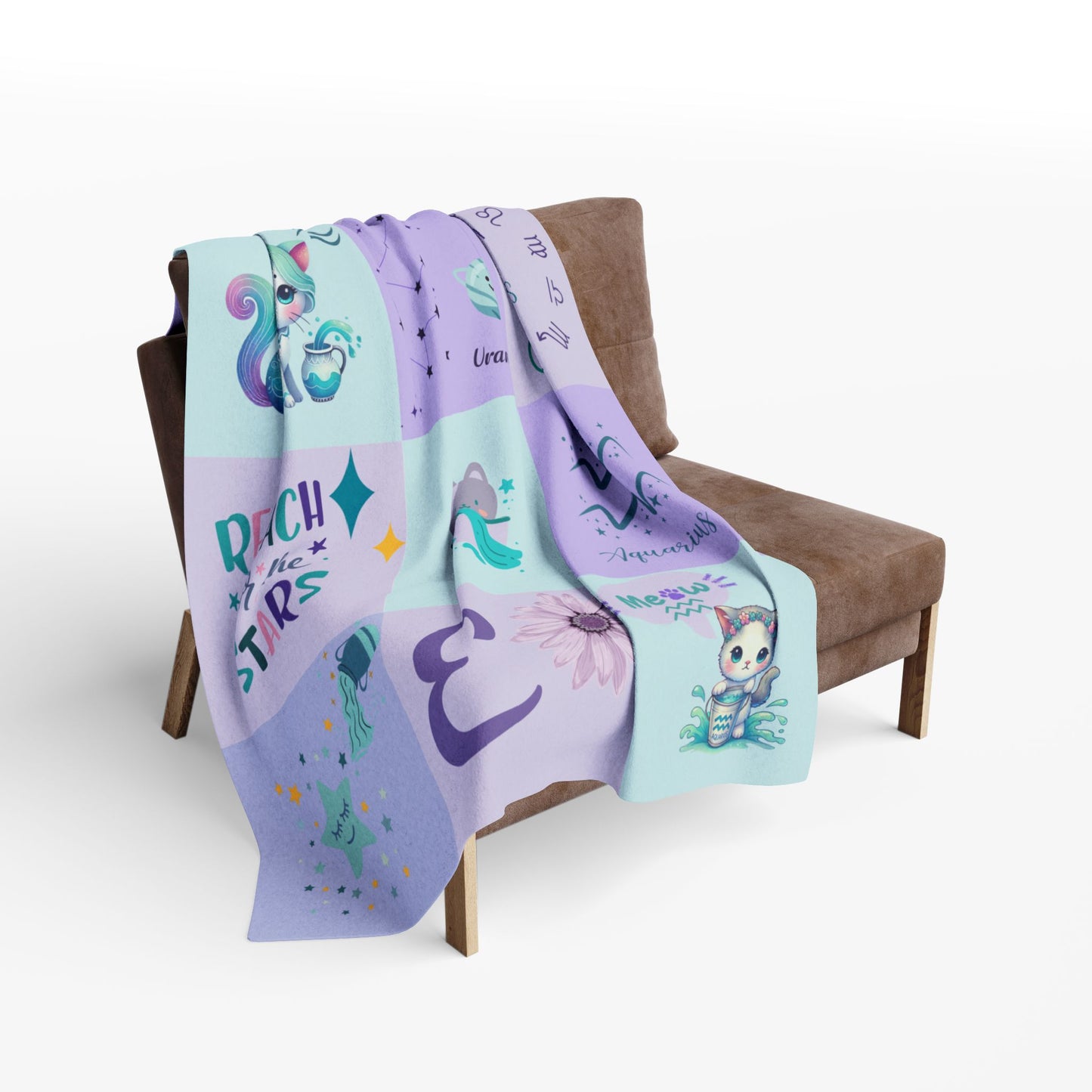 Zodiac Aquarius Girl  Blanket