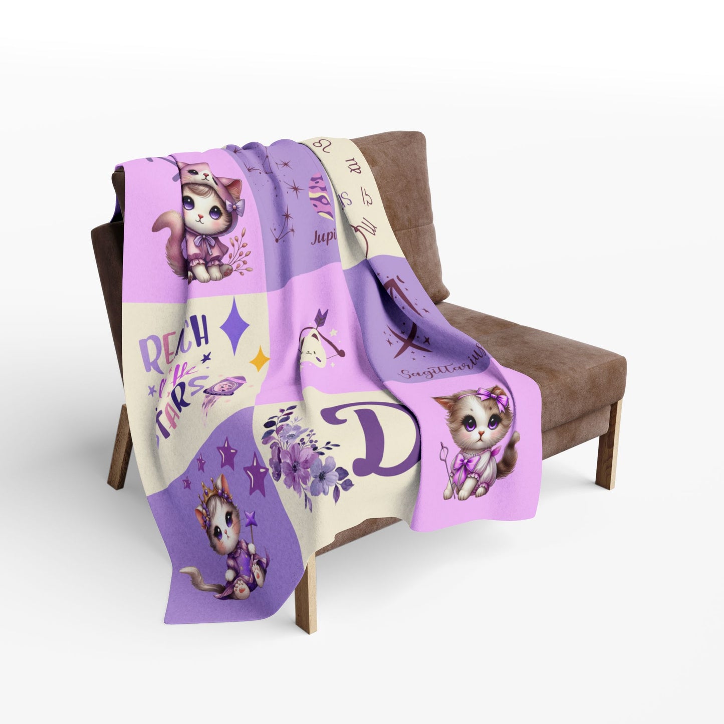 Zodiac Sagittarius Girl Blanket