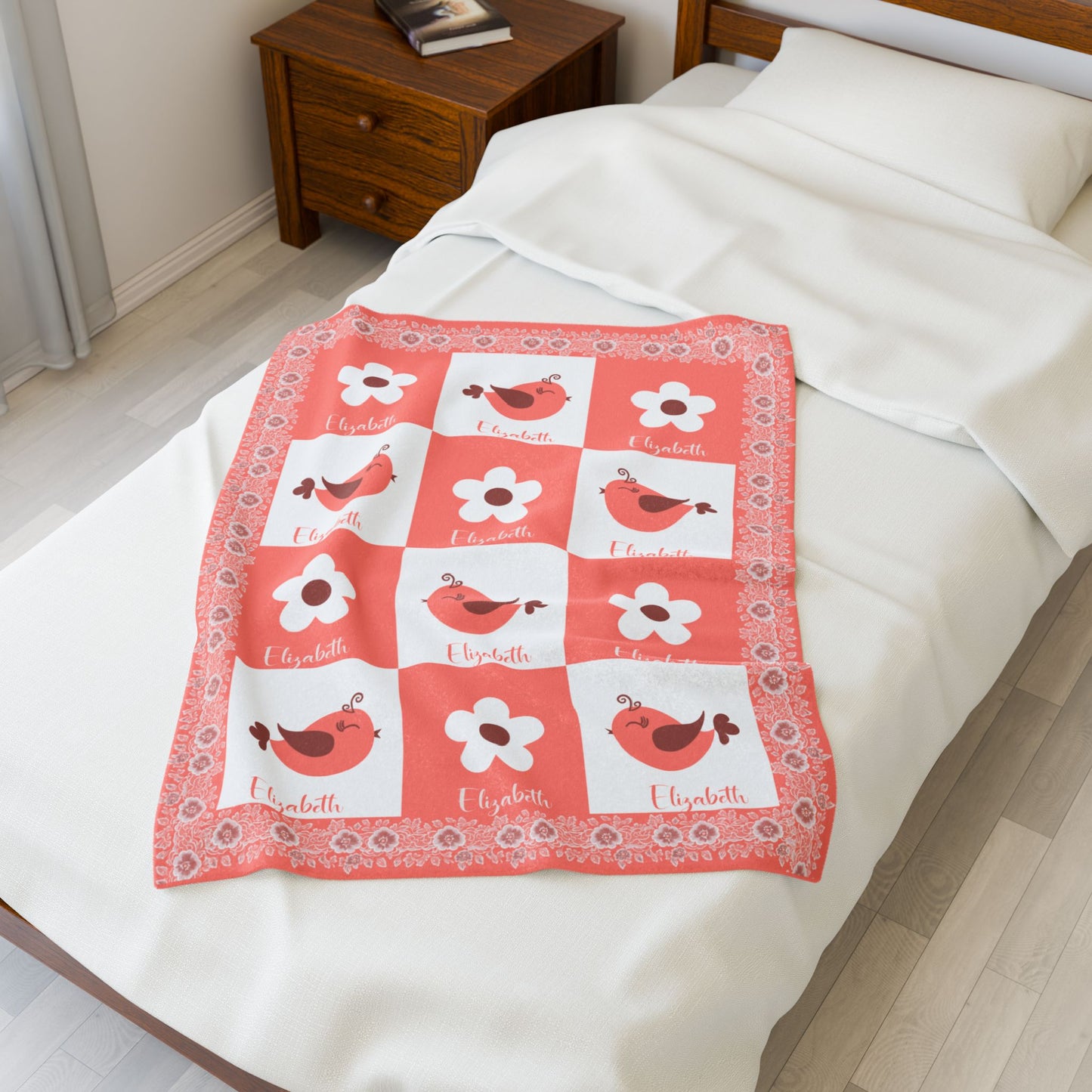 ''Lace Pattern''  Baby Blanket