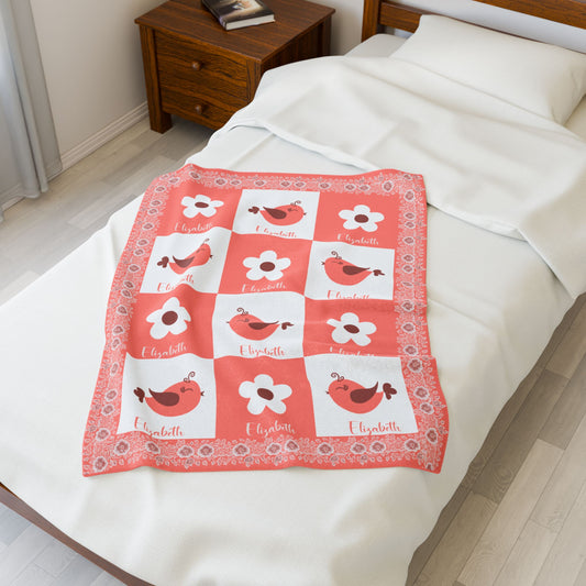 ''Lace Pattern''  Baby Blanket