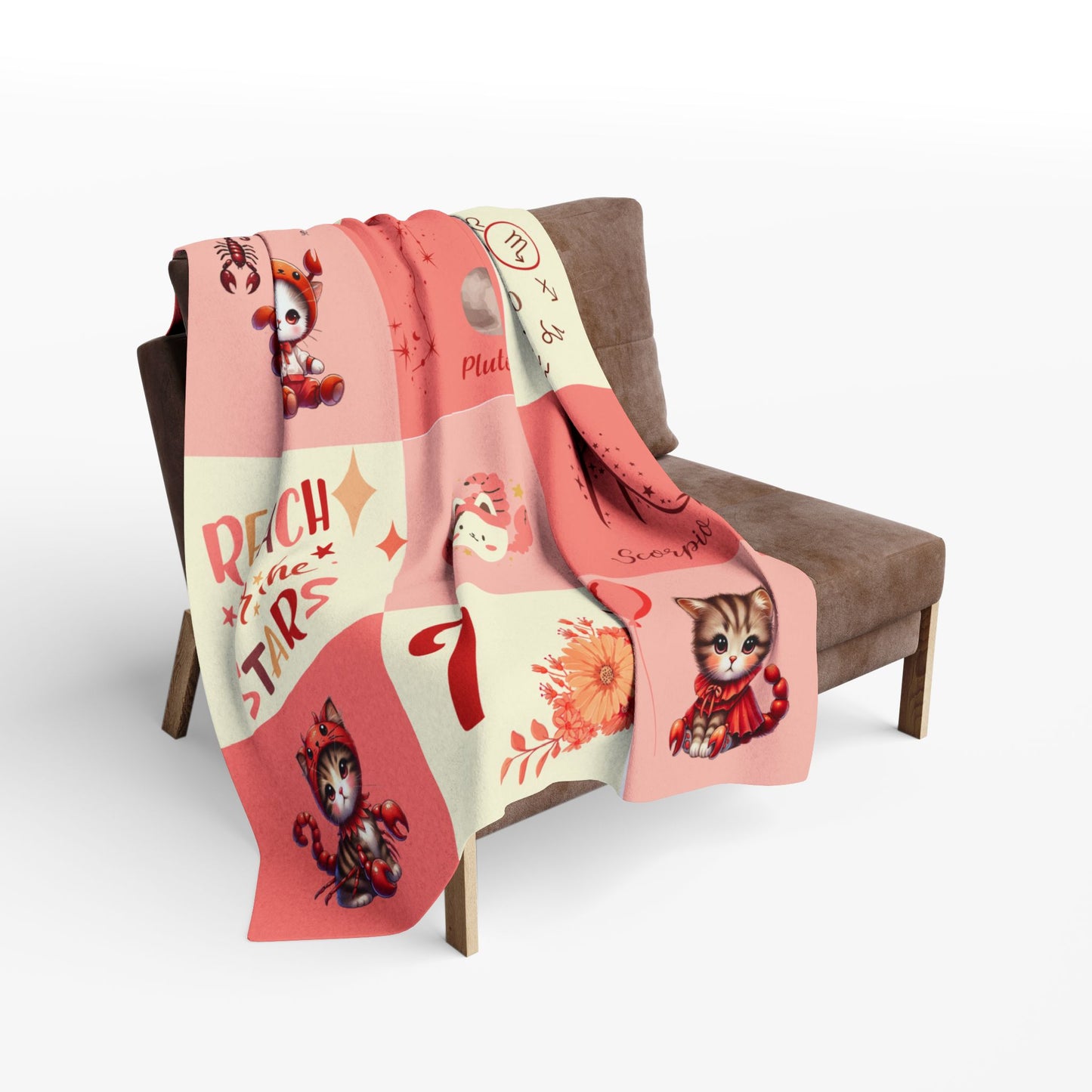 Zodiac Scorpio Girl Blanket