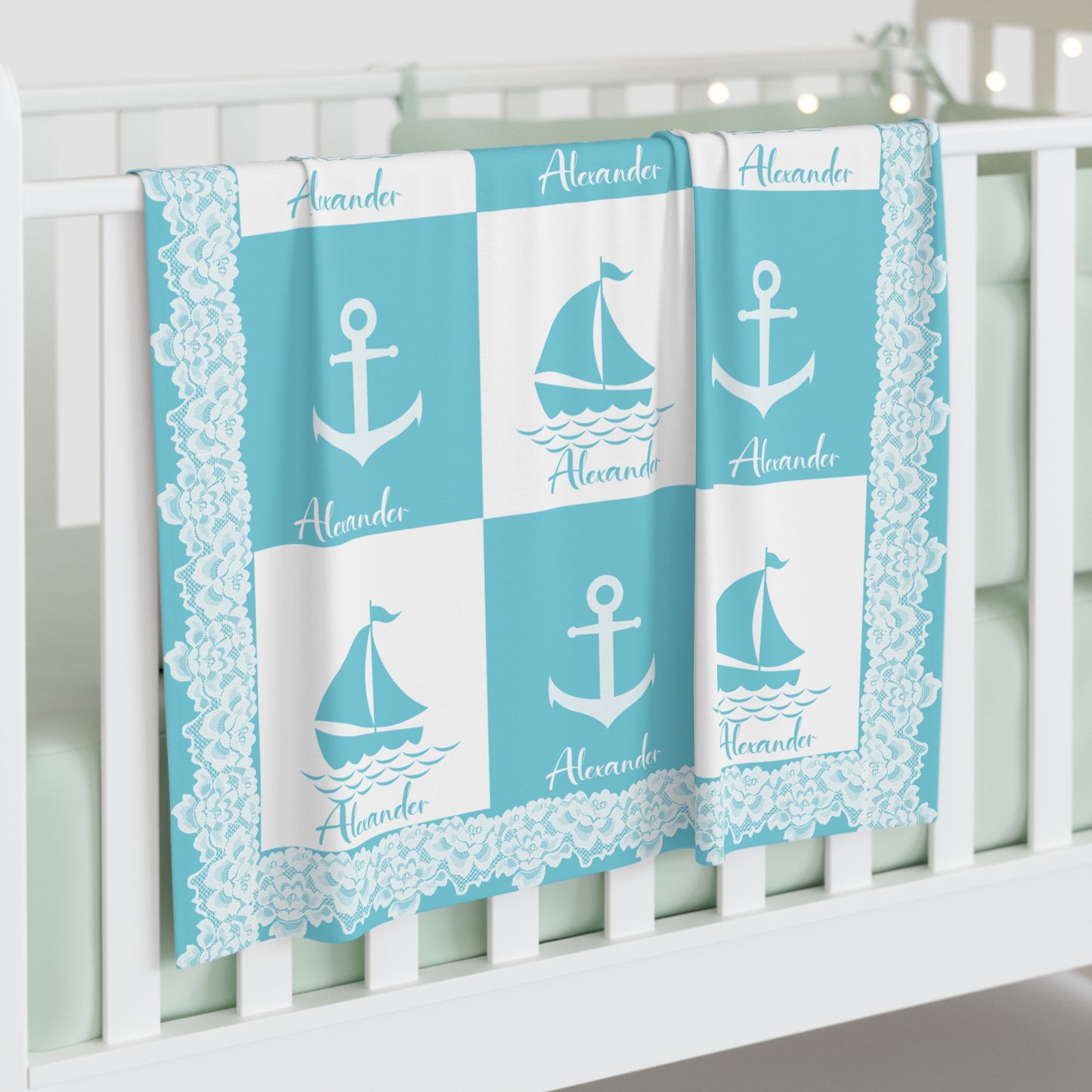 ''Lace Pattern''  Baby Blanket