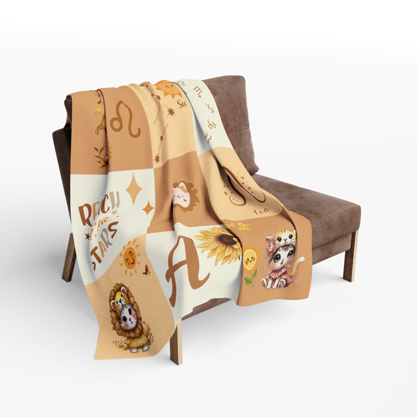 Zodiac Leo Girl Blanket