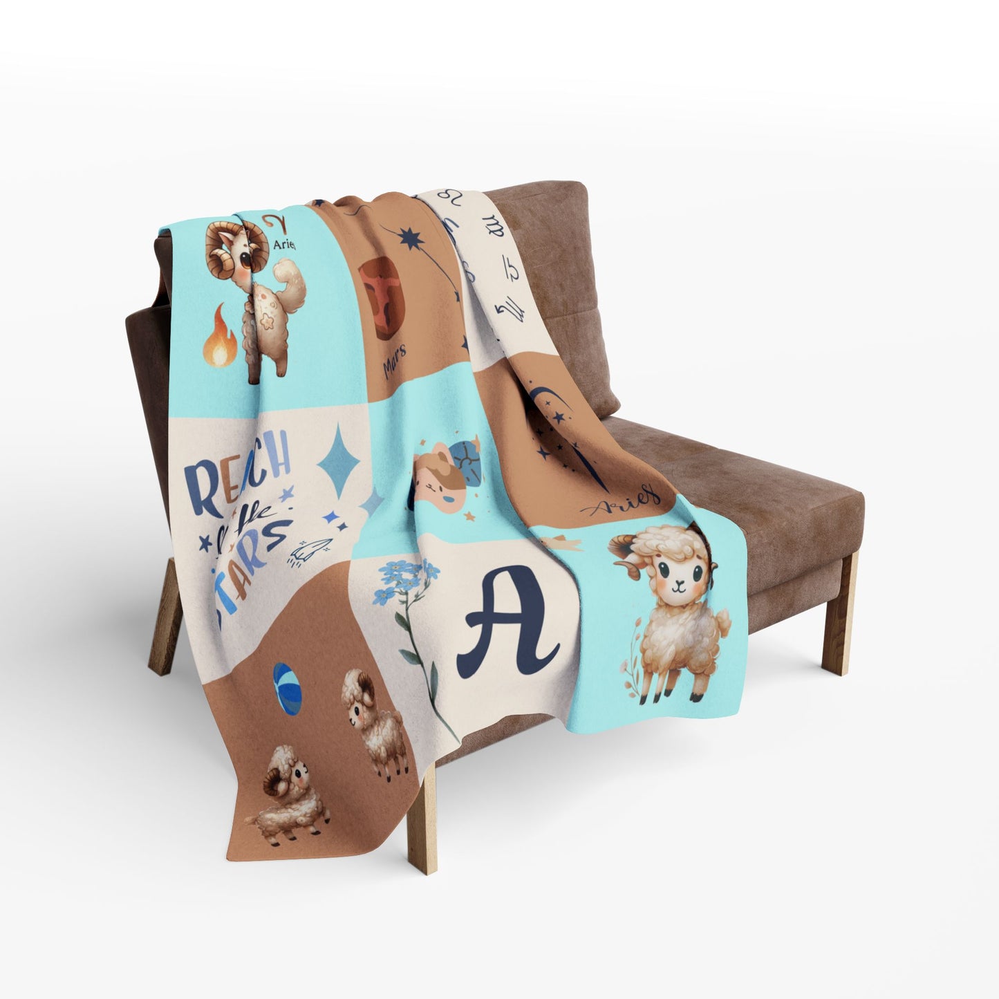 Zodiac Aries Boy Blanket