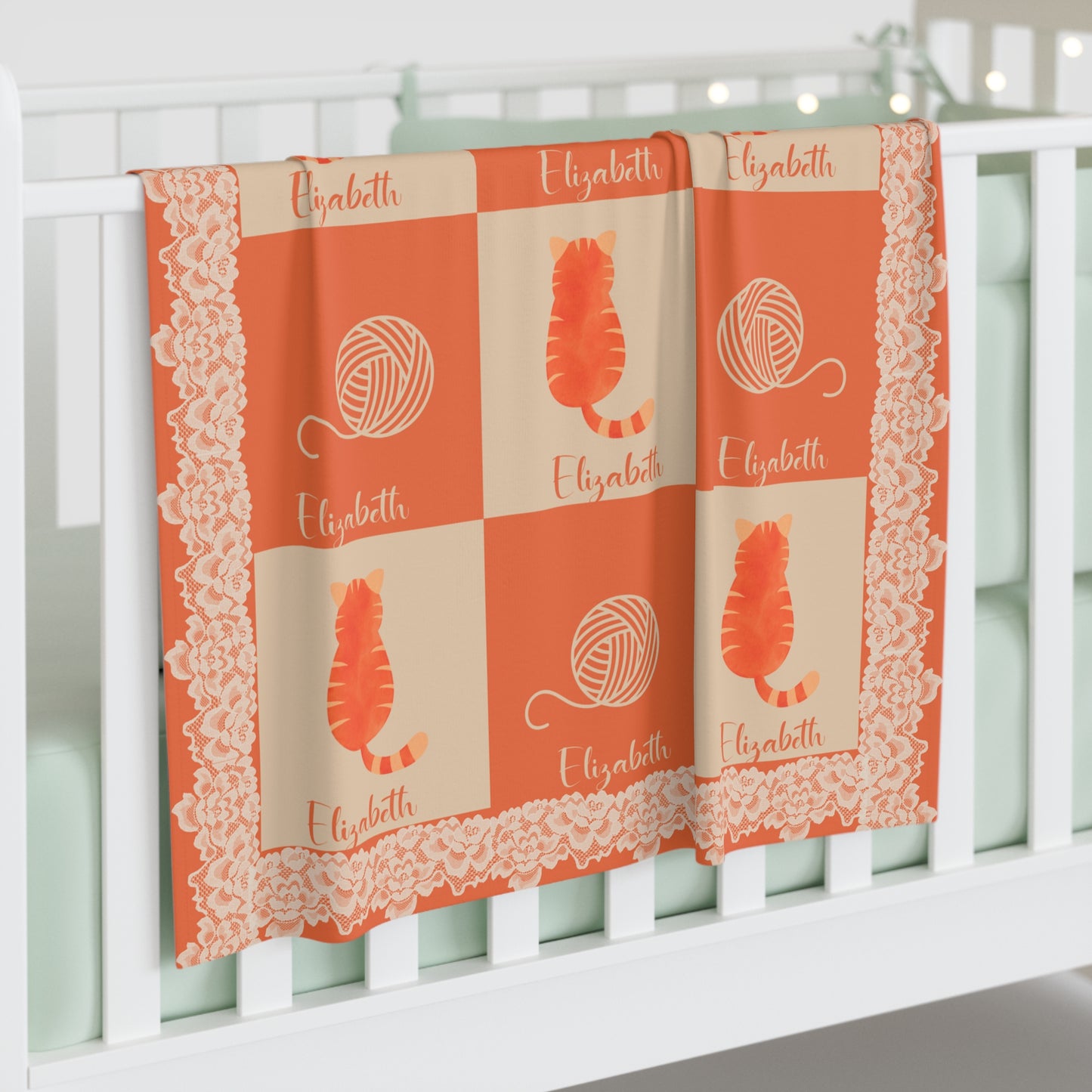''Lace Pattern''  Baby Blanket