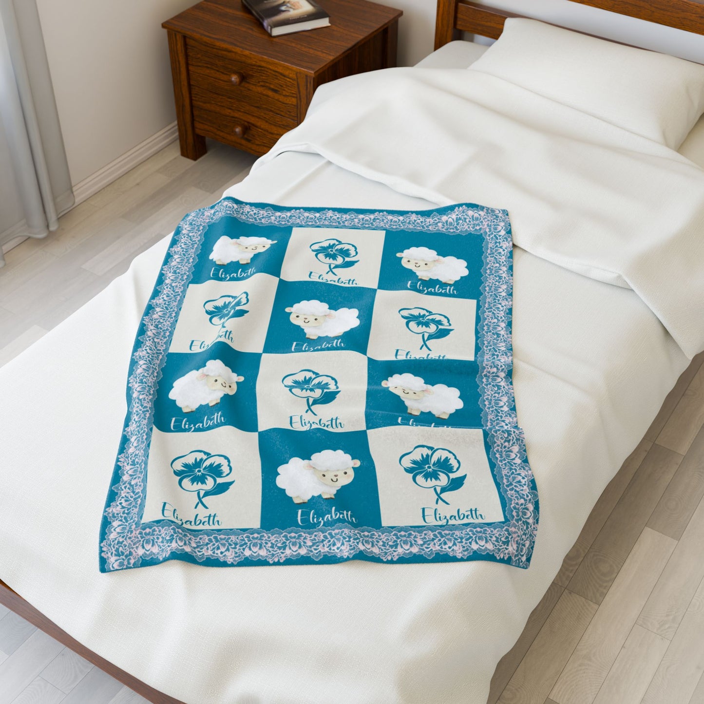 ''Lace Pattern''  Baby Blanket