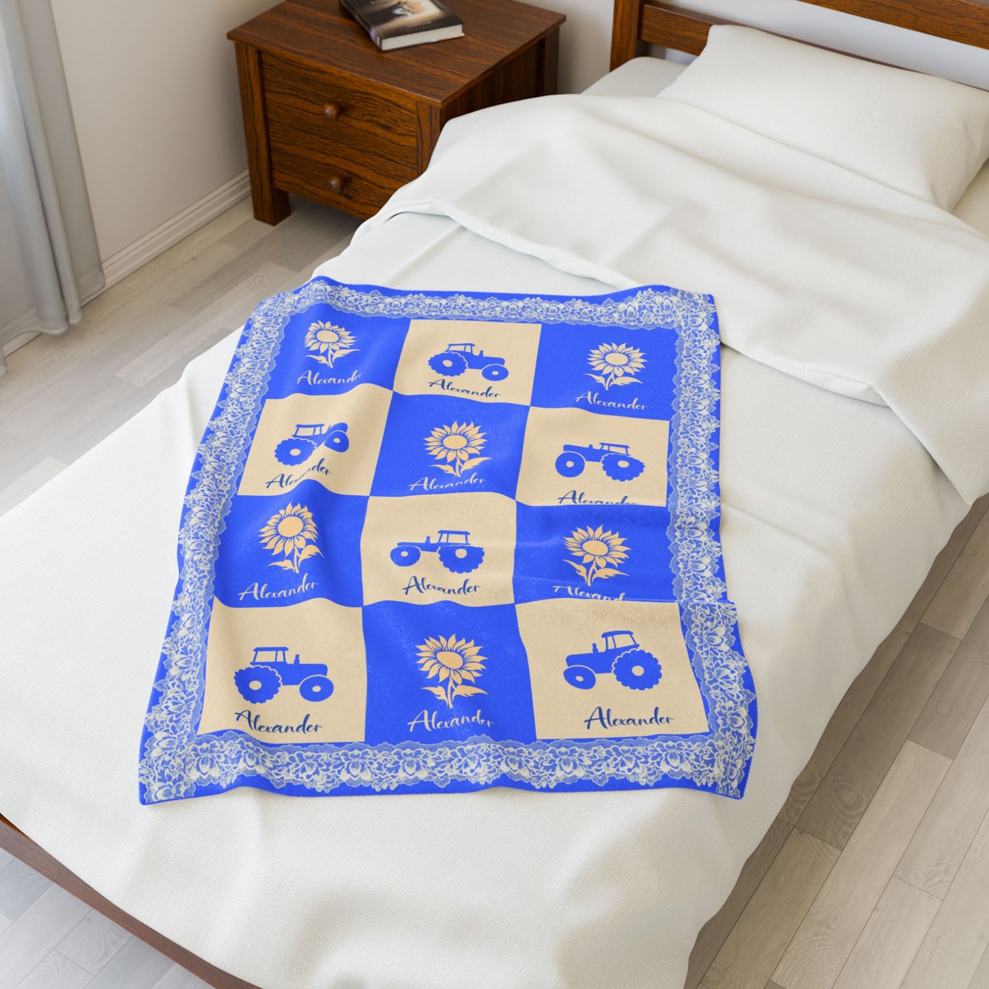 ''Lace Pattern''  Baby Blanket