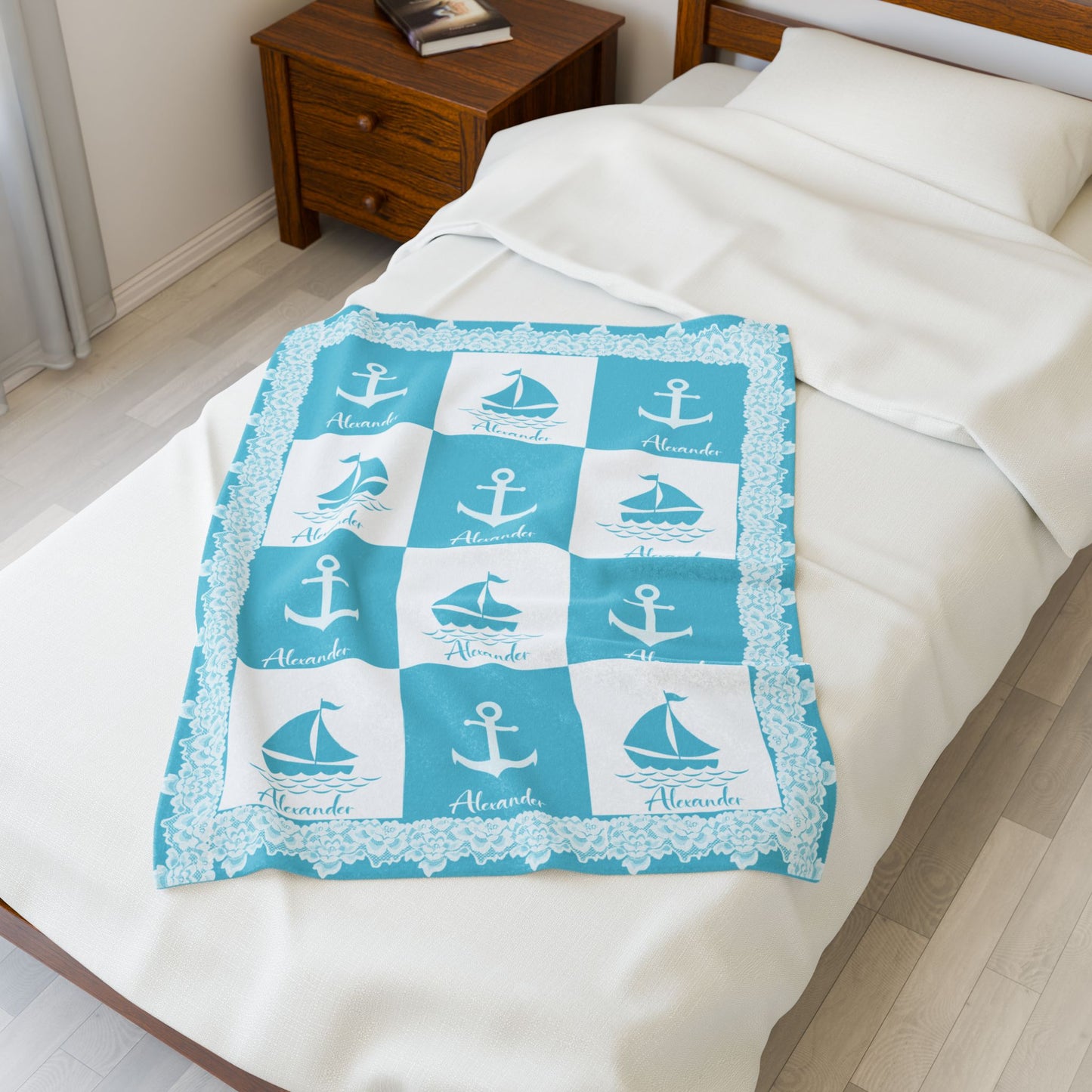 ''Lace Pattern''  Baby Blanket