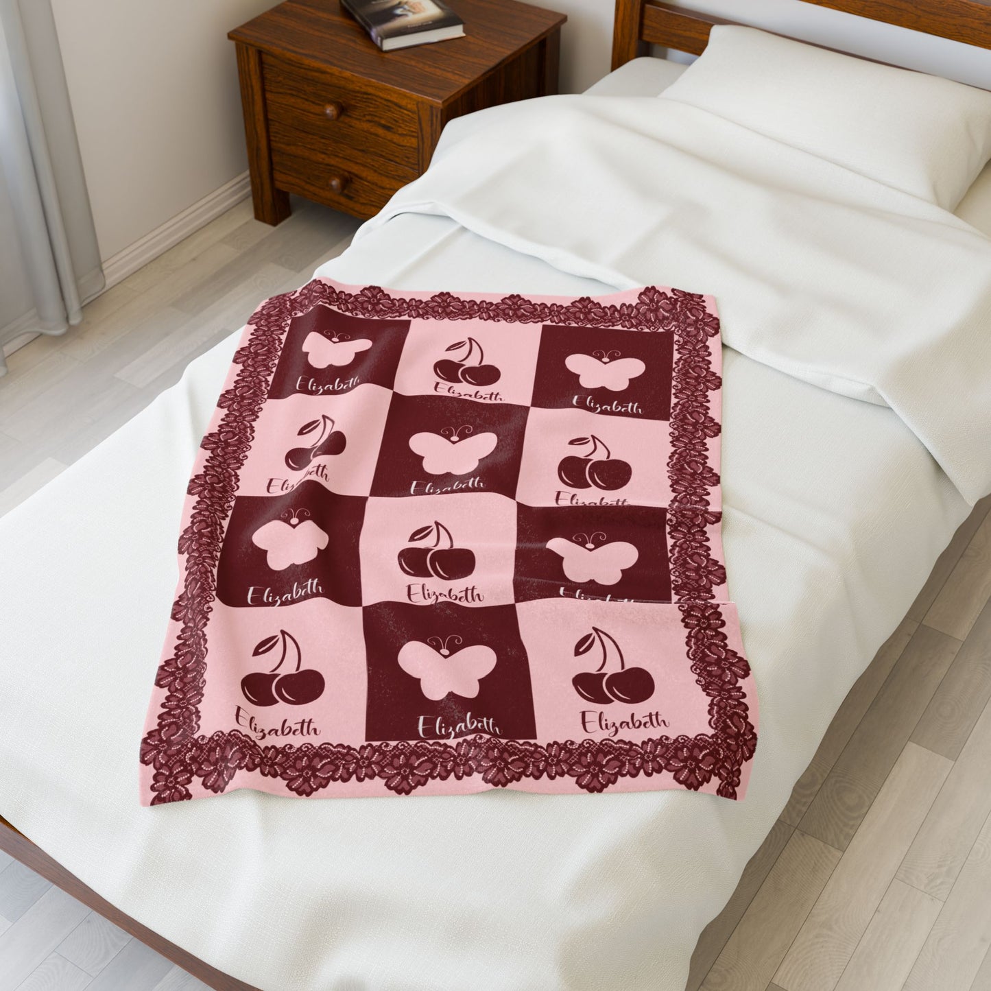 ''Lace Pattern''  Baby Blanket