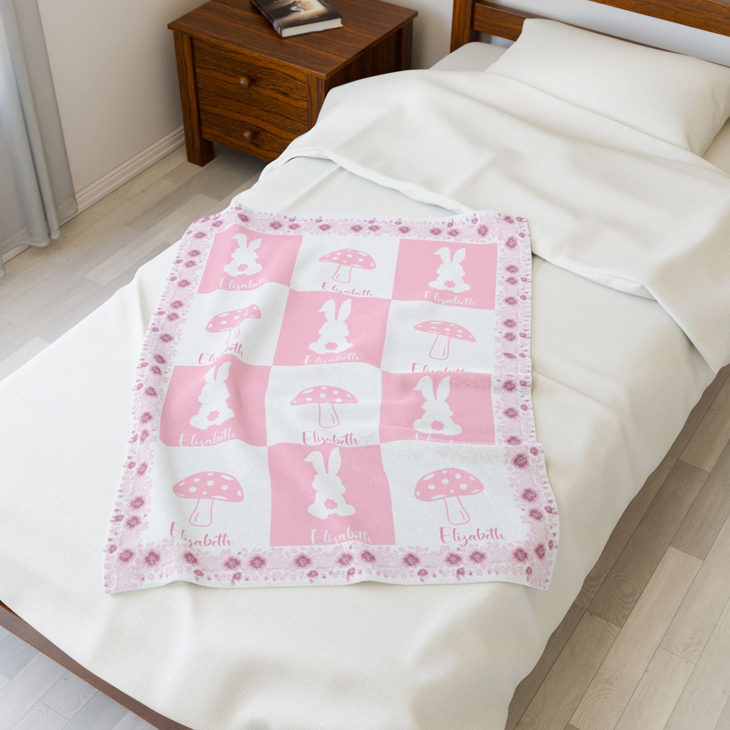 ''Lace Pattern'' Baby Blanket