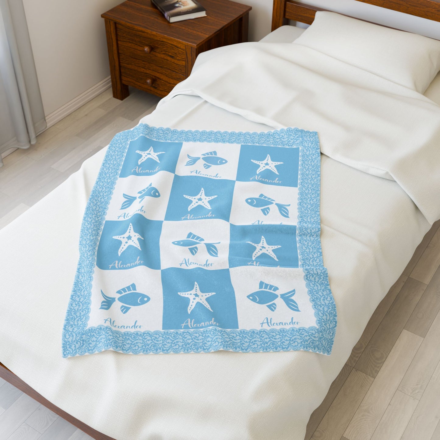 ''Lace Pattern''  Baby Blanket
