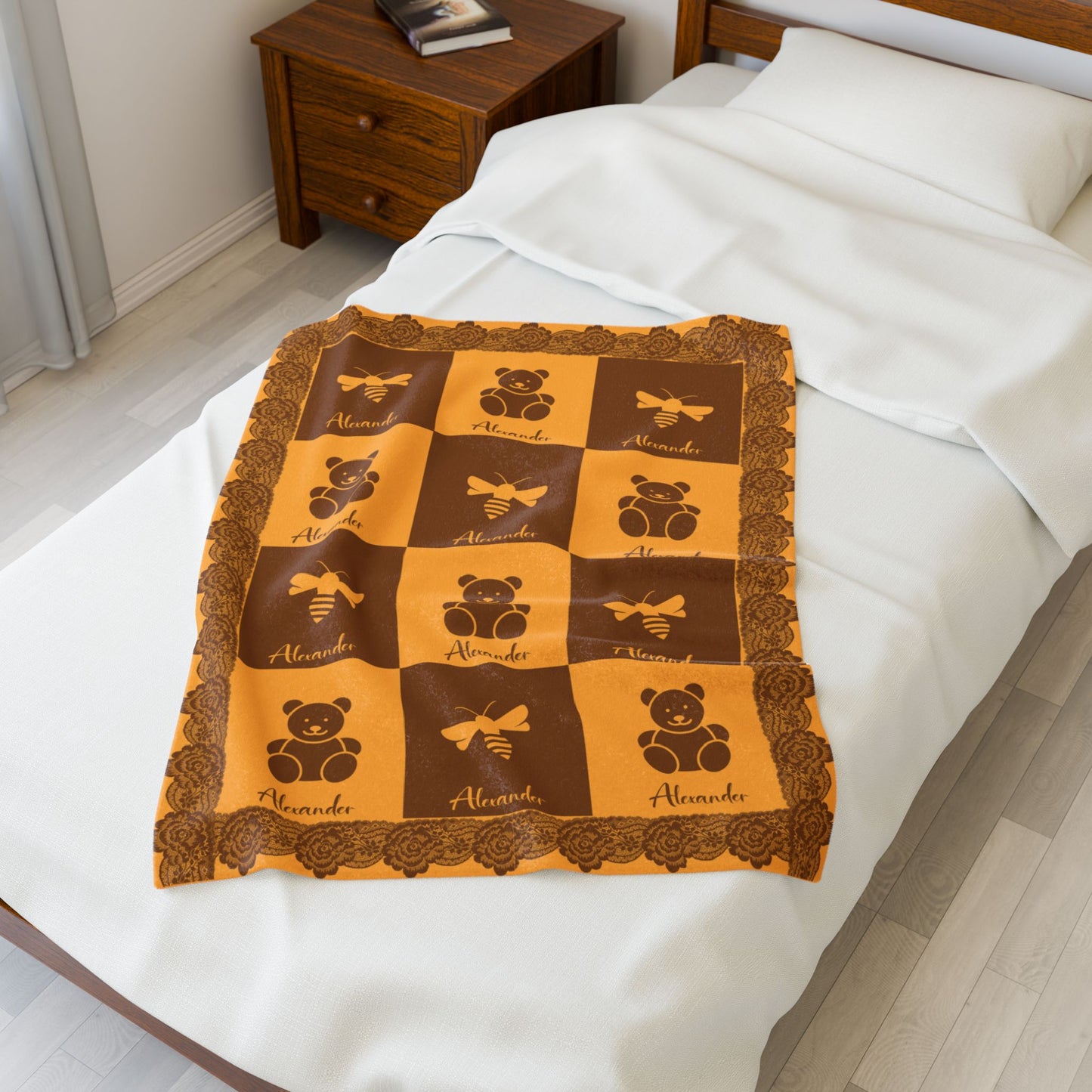 ''Lace Pattern''  Baby Blanket