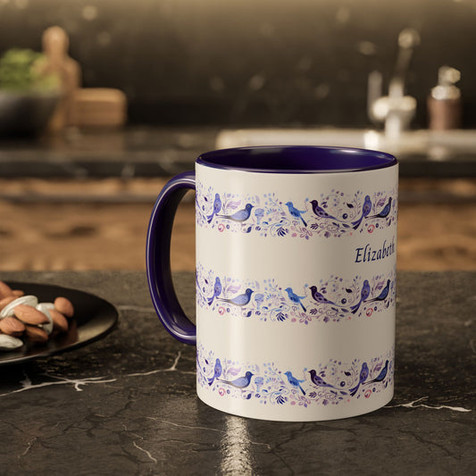 Blue Birds Mug