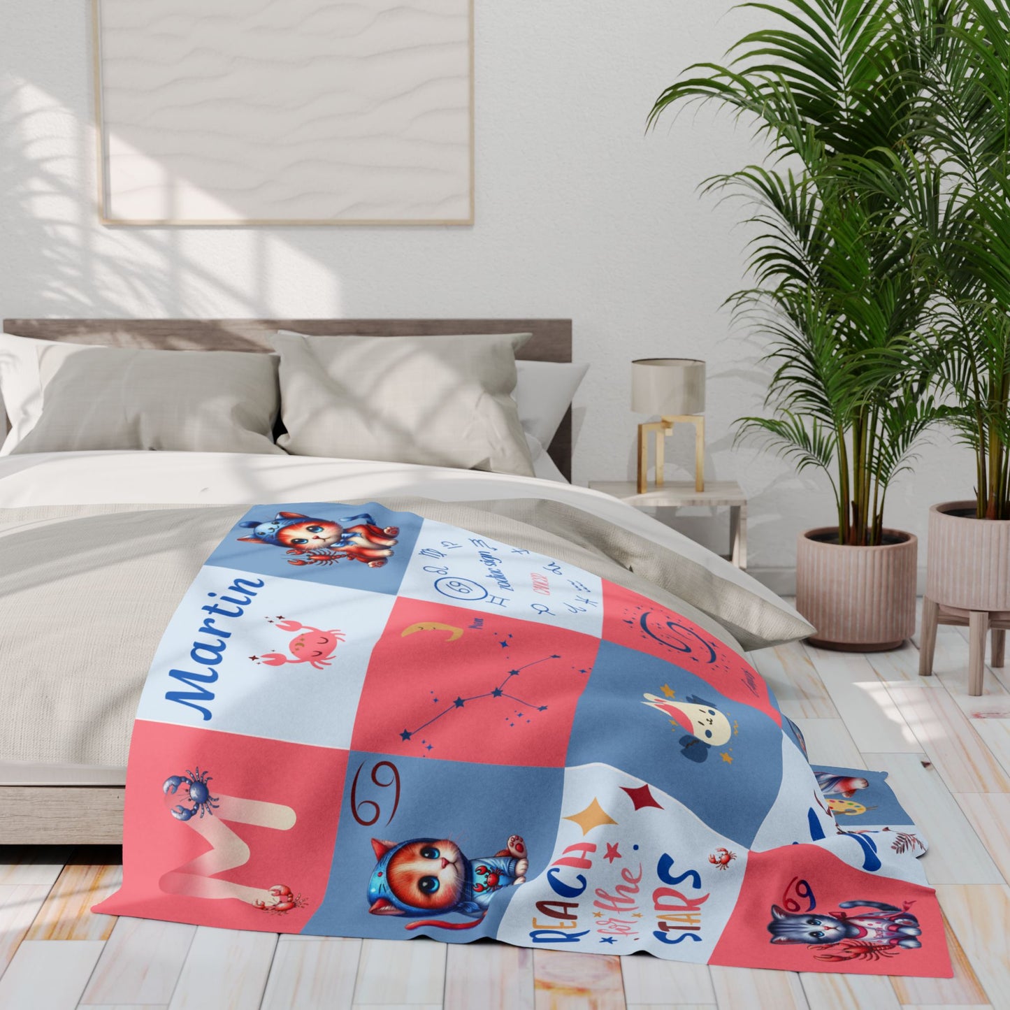 Zodiac Cancer Boy Blanket