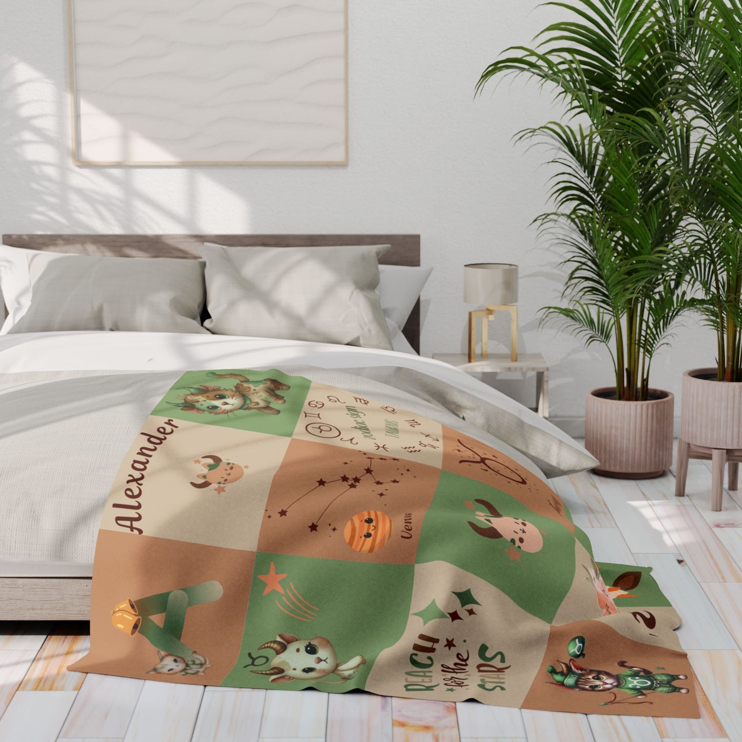 Zodiac Taurus Boy Blanket