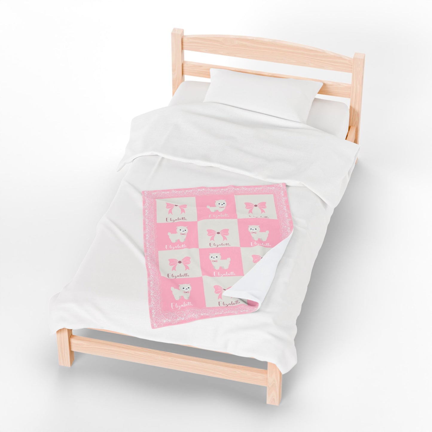 ''Lace Pattern'' Baby Blanket