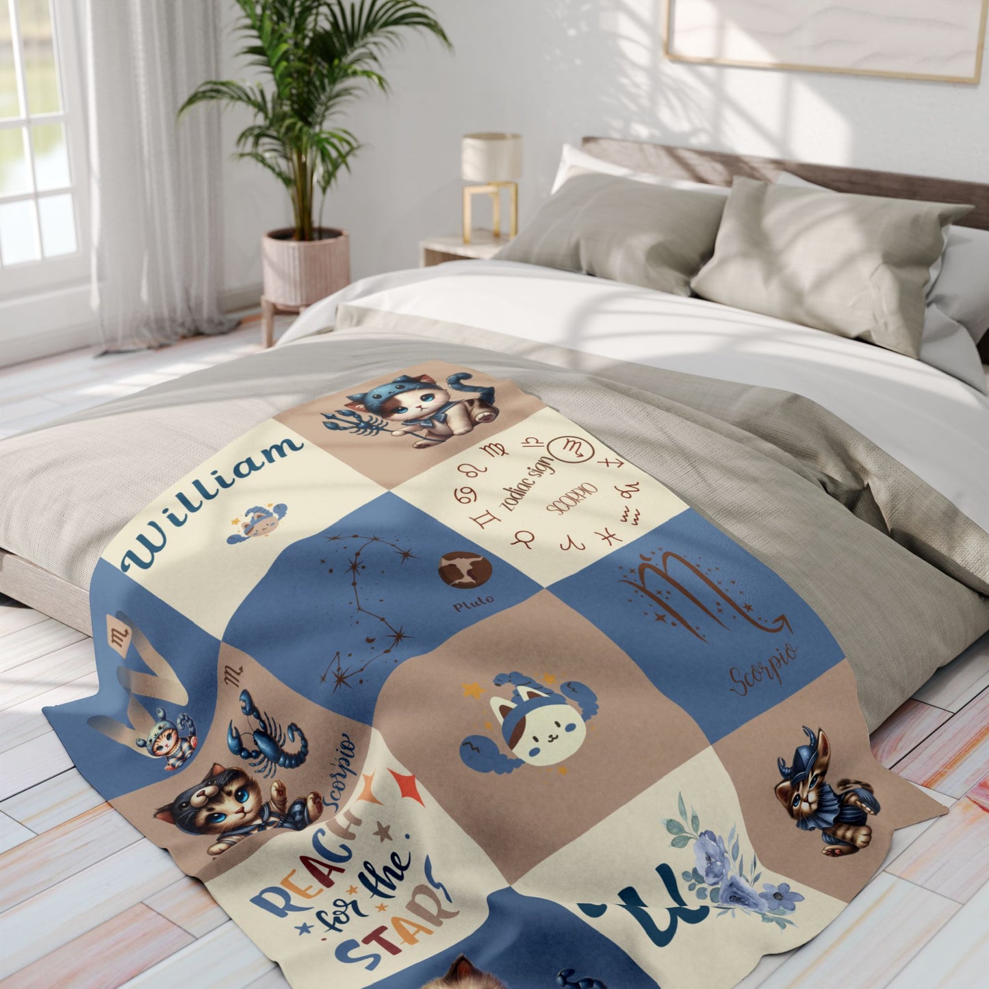 Zodiac Scorpio Boy Blanket