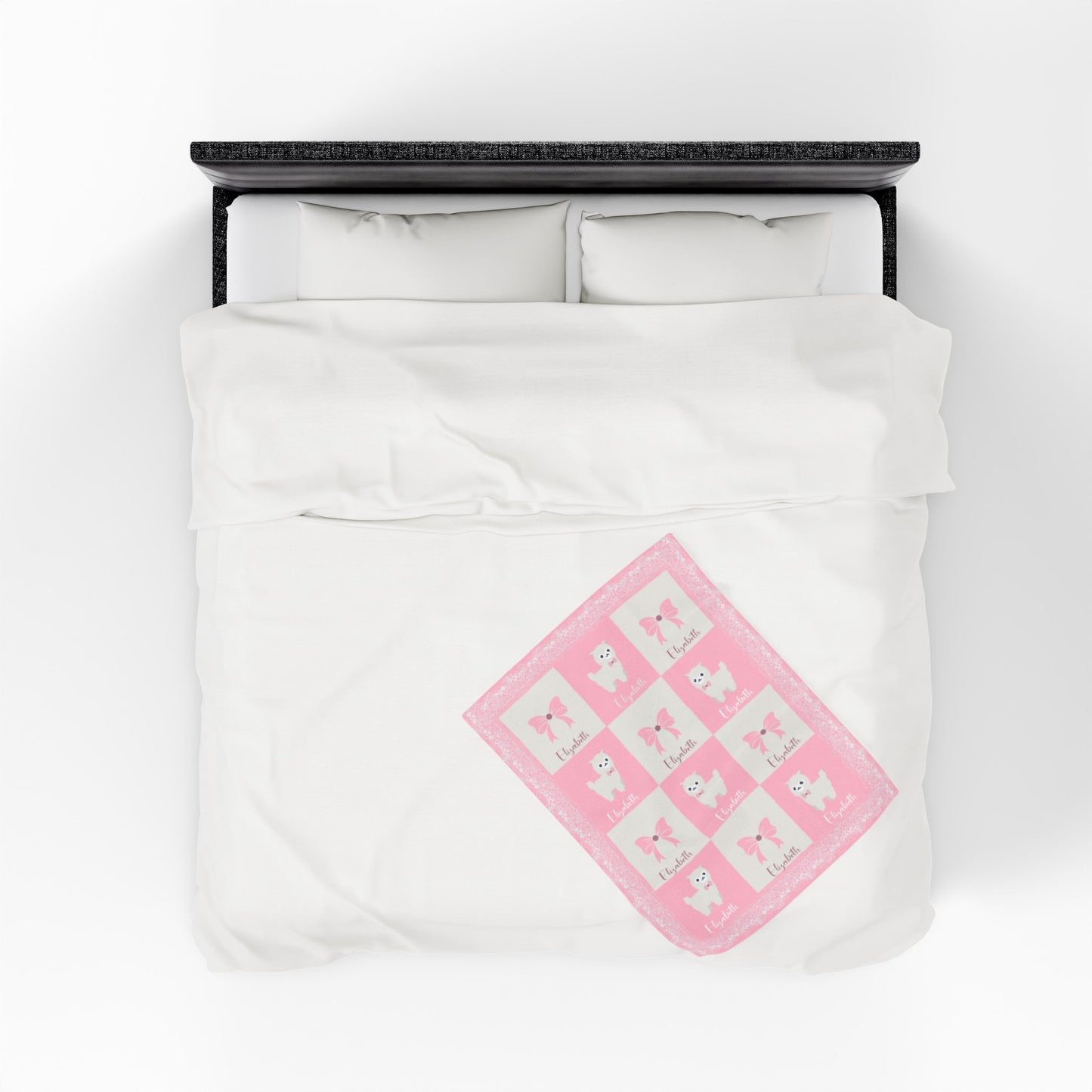 ''Lace Pattern'' Baby Blanket