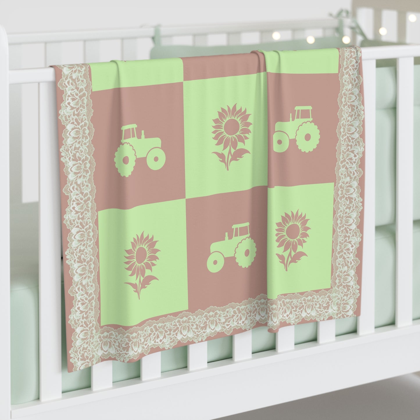 ''Lace Pattern''  Baby Blanket