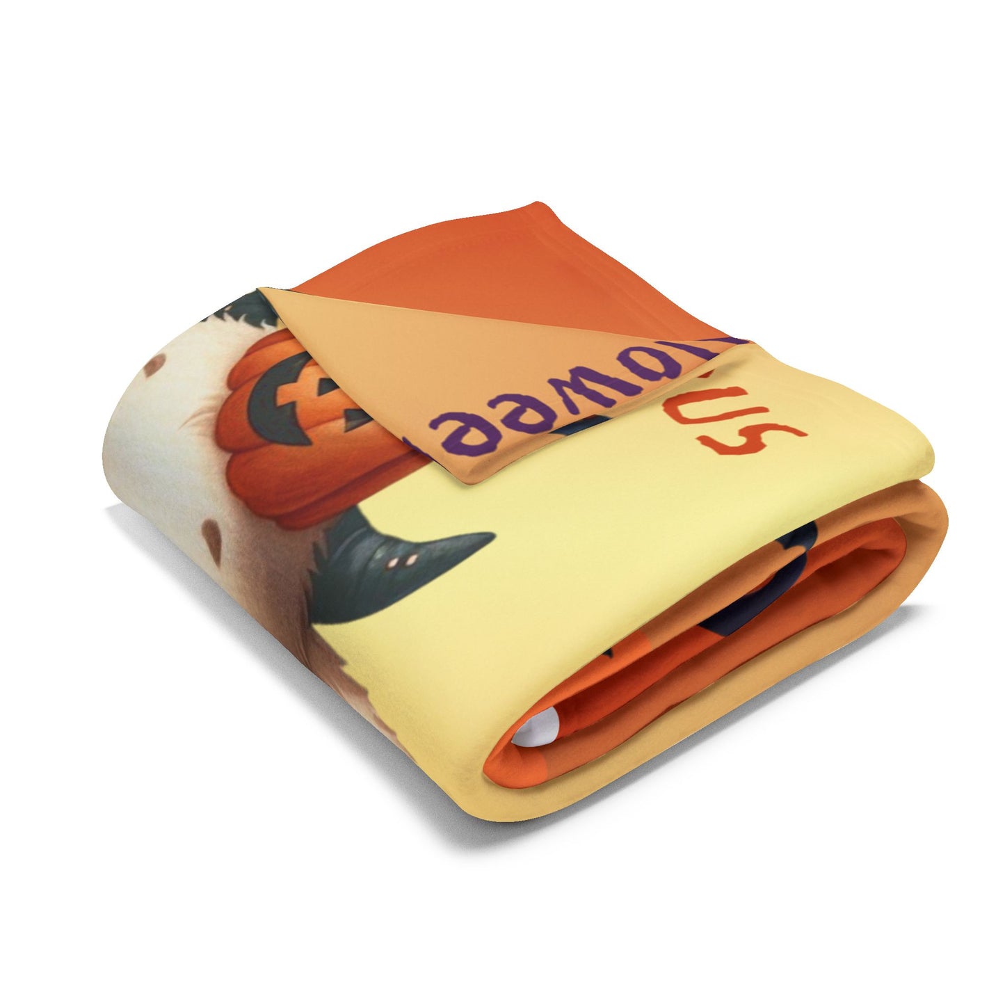 Personalized Taurus Halloween Blanket for Girls, Custom Name Zodiac Toddler Halloween Gift