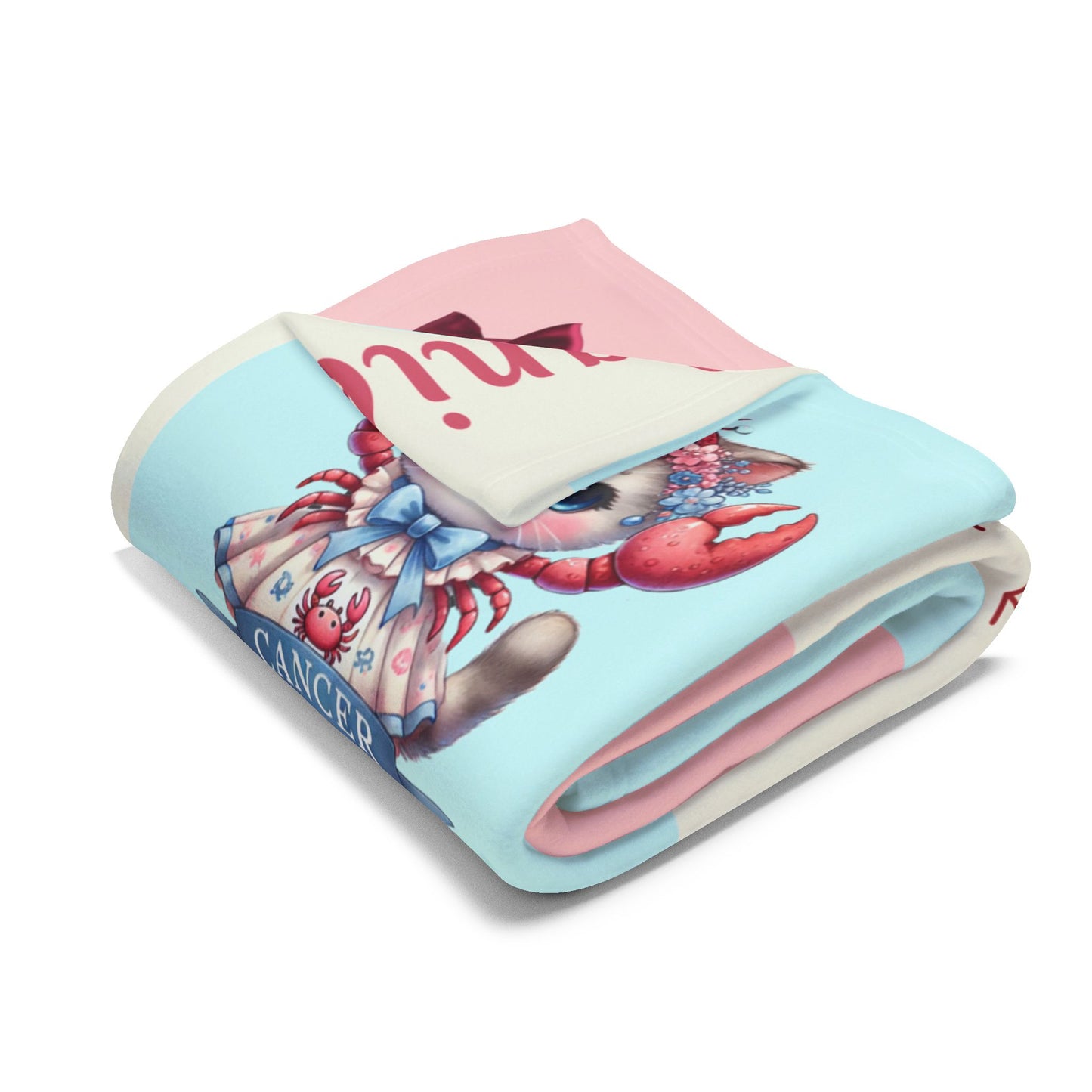 Zodiac Cancer Girl Blanket