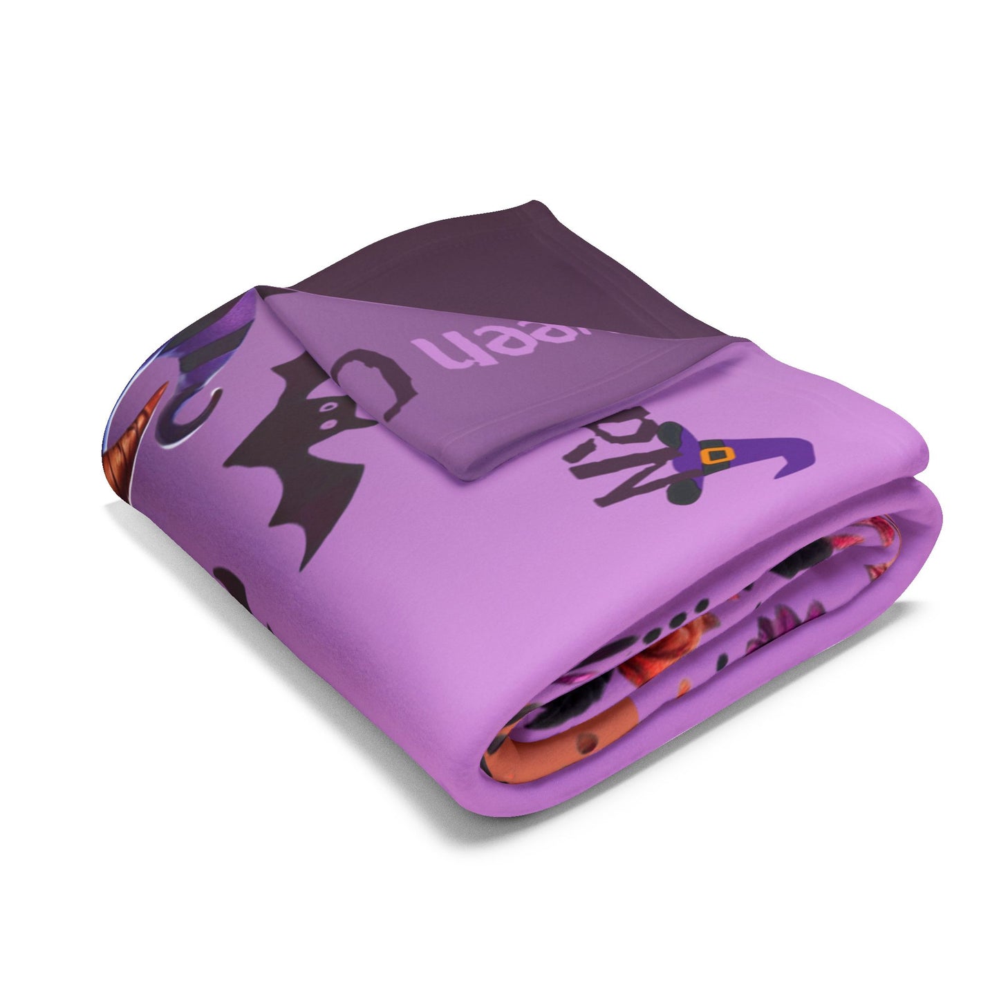 Personalized Capricorn Halloween Blanket for Girls, Custom Name Zodiac Toddler Halloween Throw