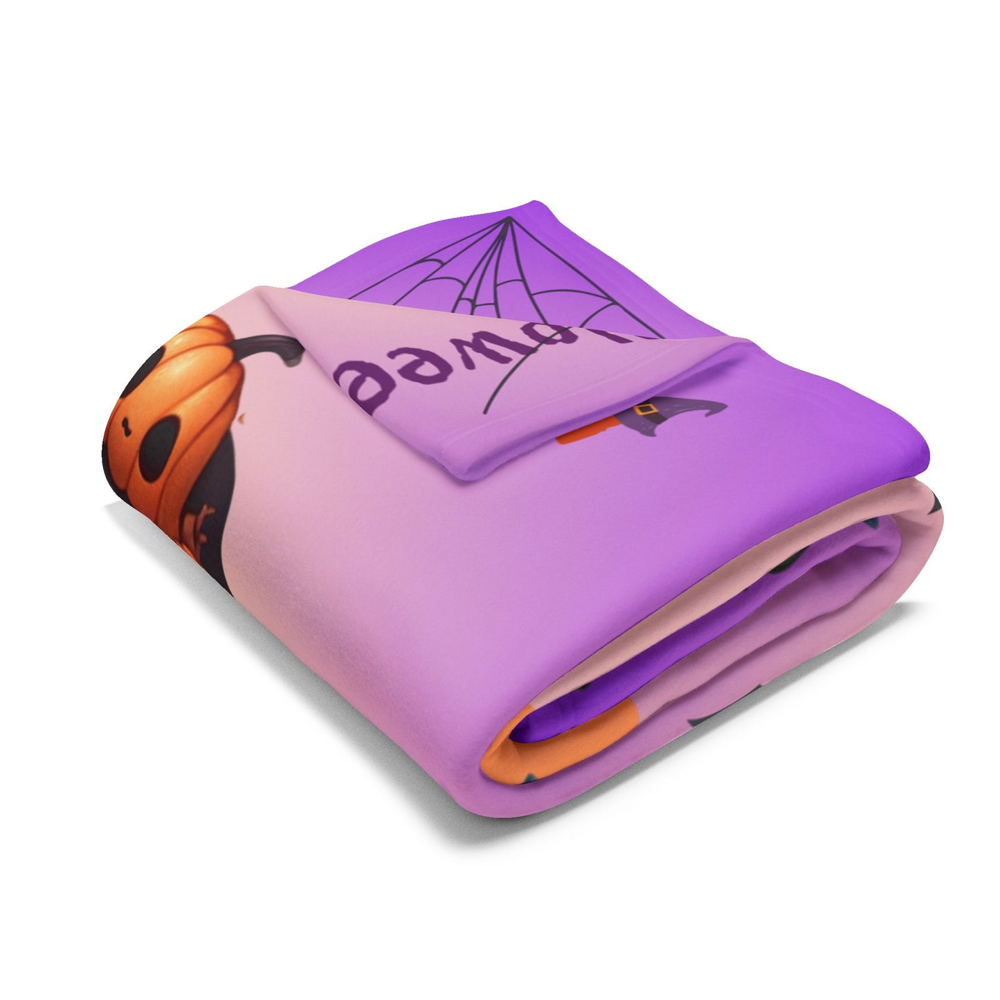 Personalized Libra Halloween Blanket for Girls, Custom Name Zodiac Toddler Blanket
