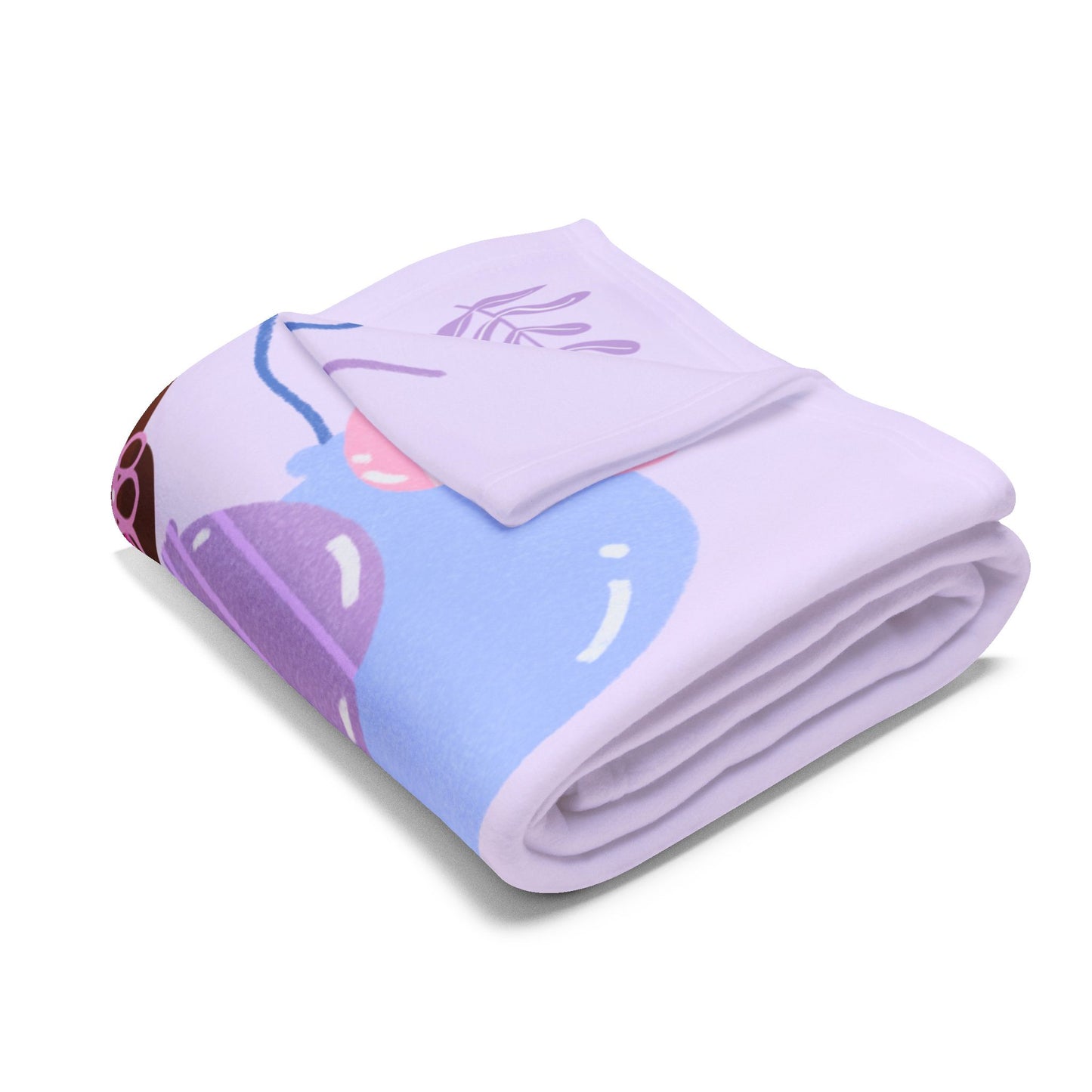 Personalized Mermaid Milestone Baby Blanket