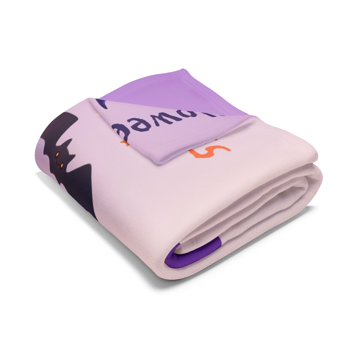 Personalized Aries Halloween Blanket for Girls, Custom Name Zodiac Toddler Halloween Gift