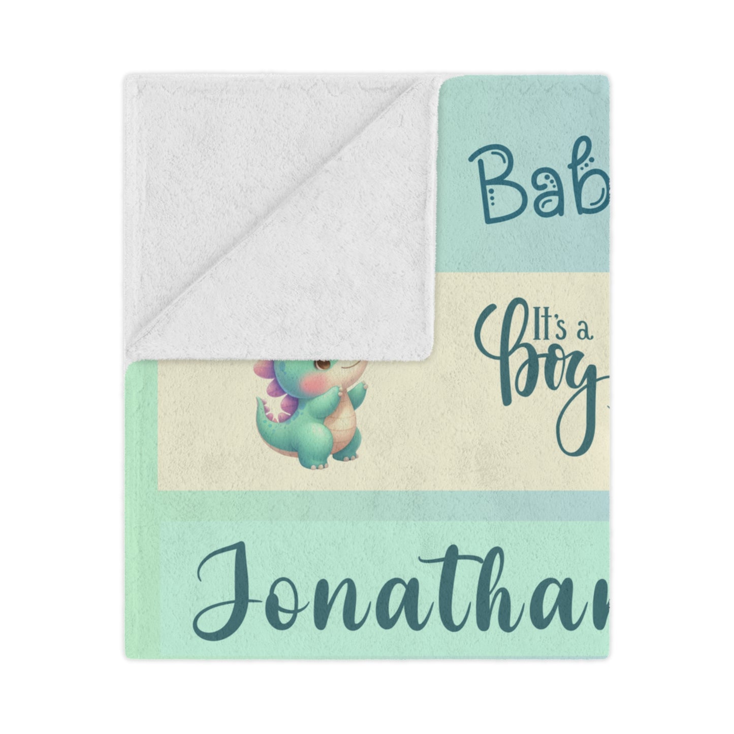 ''Fairy Wishes'' Baby Boy Minky Blanket